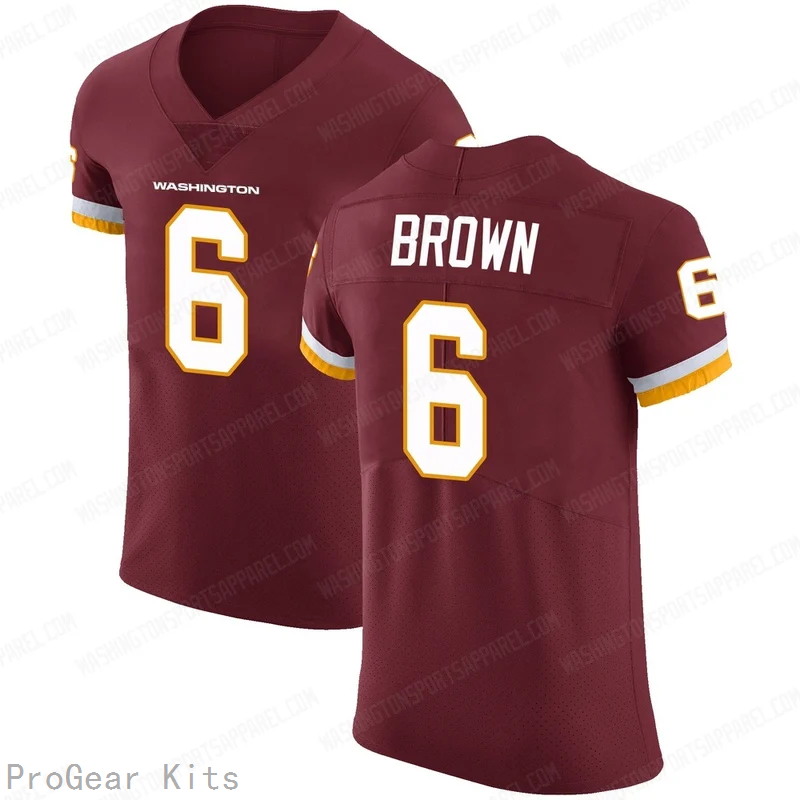 Dyami Washington Commanders Jersey No.6 Brown NFL Football Fan Wear