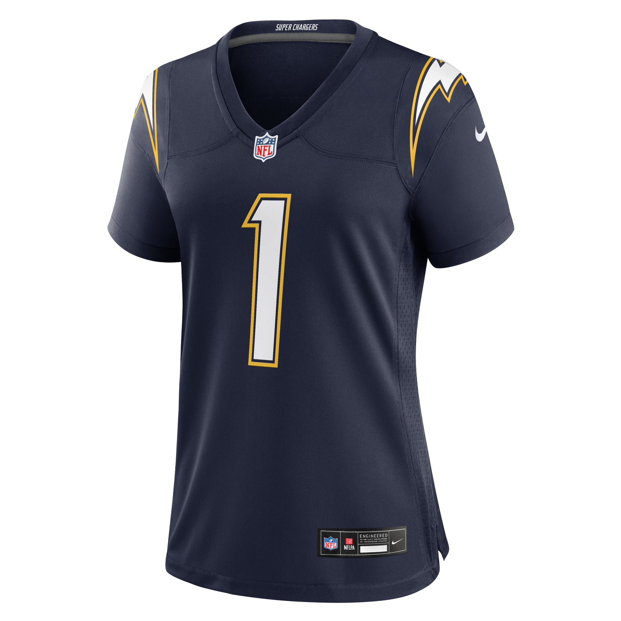 Quentin Johnston Los Angeles Chargers Player Jersey Navy NFL Football Fan Wear
