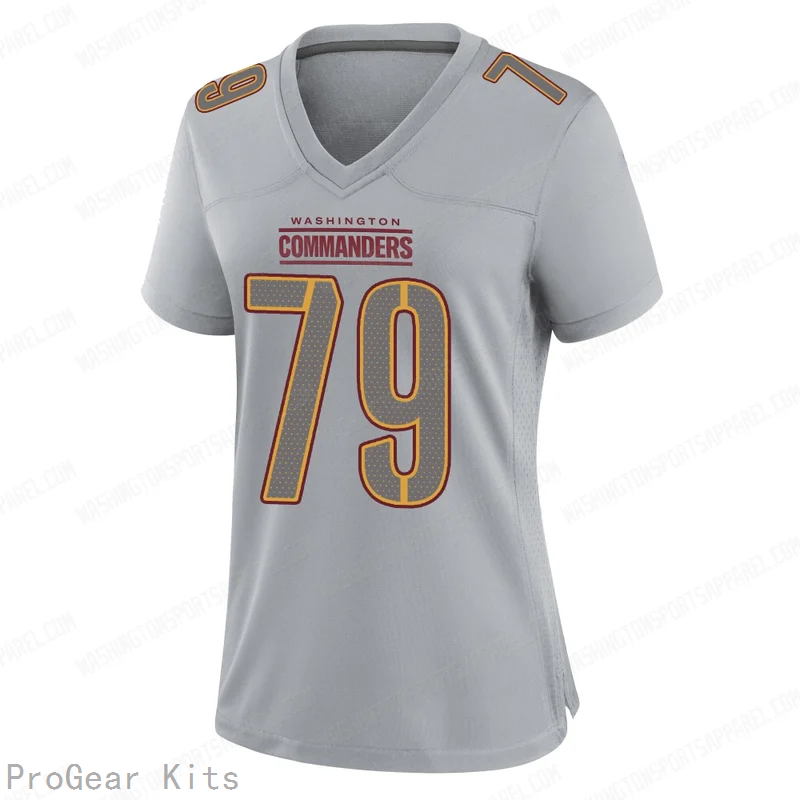 Foster Sarell Atmosphere Washington Commanders Game Jersey No.79 Gray NFL Football Fan Wear