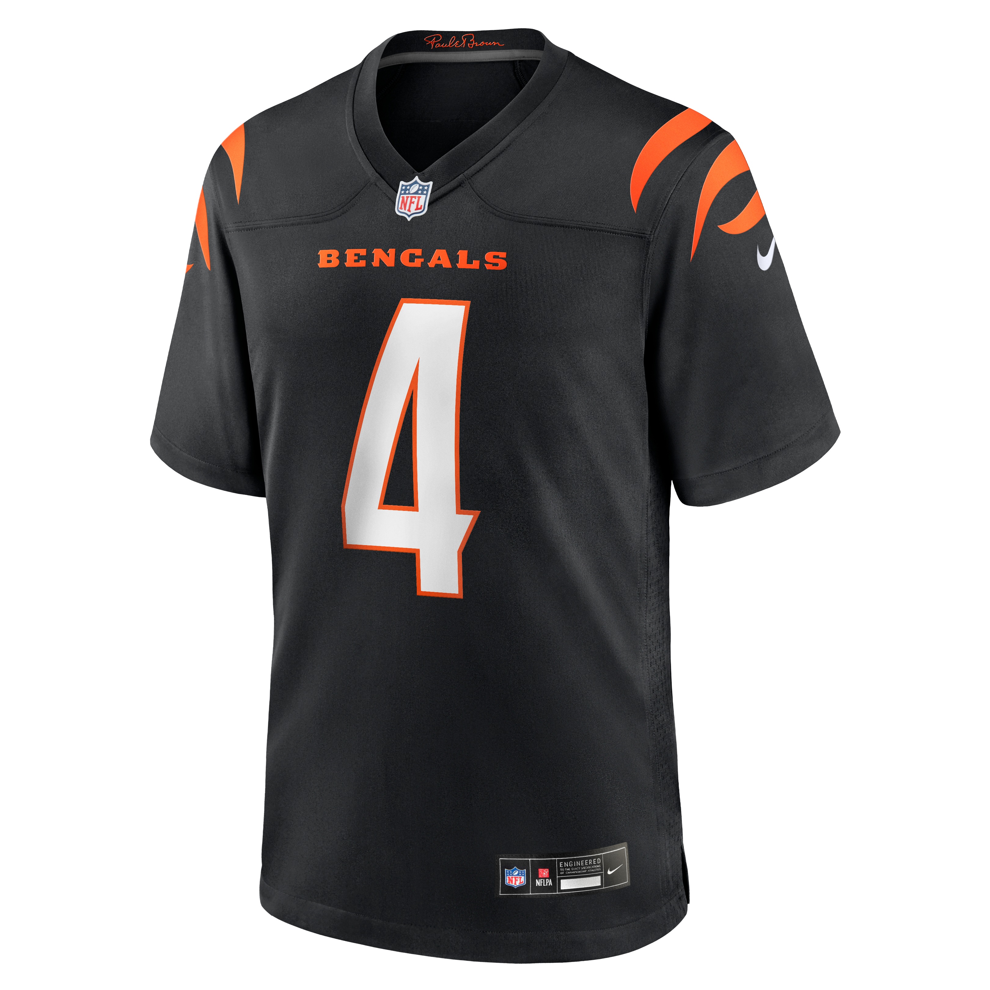 Sean Clifford Cincinnati Bengals Game Jersey Black NFL Football Fan Wear