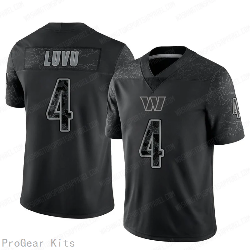 Frankie Luvu Washington Commanders Jersey No.4 Reflective NFL Football Fan Wear