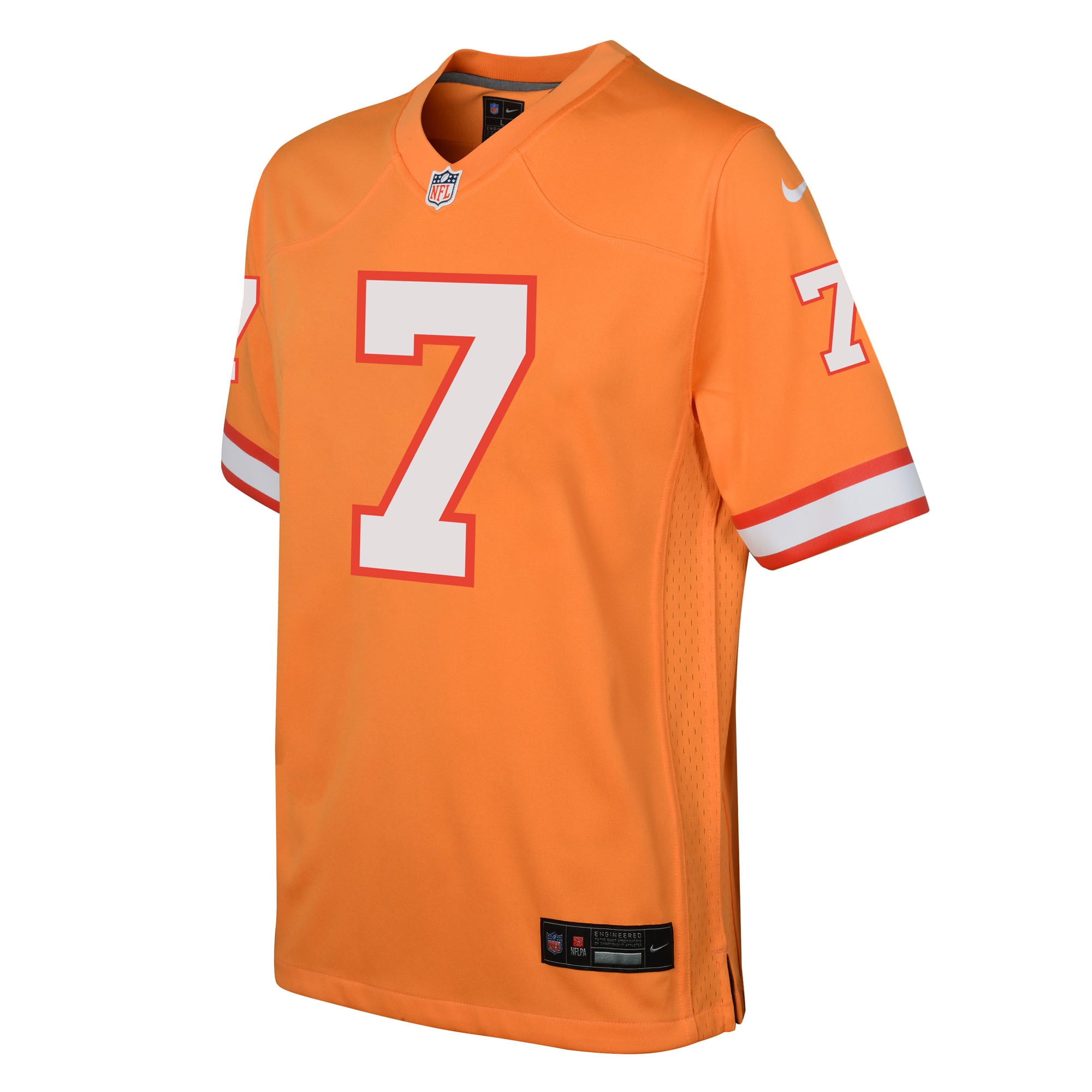Bucky Irving Tampa Bay Buccaneers Game Jersey Orange NFL Football Fan Wear Bucky Irving
