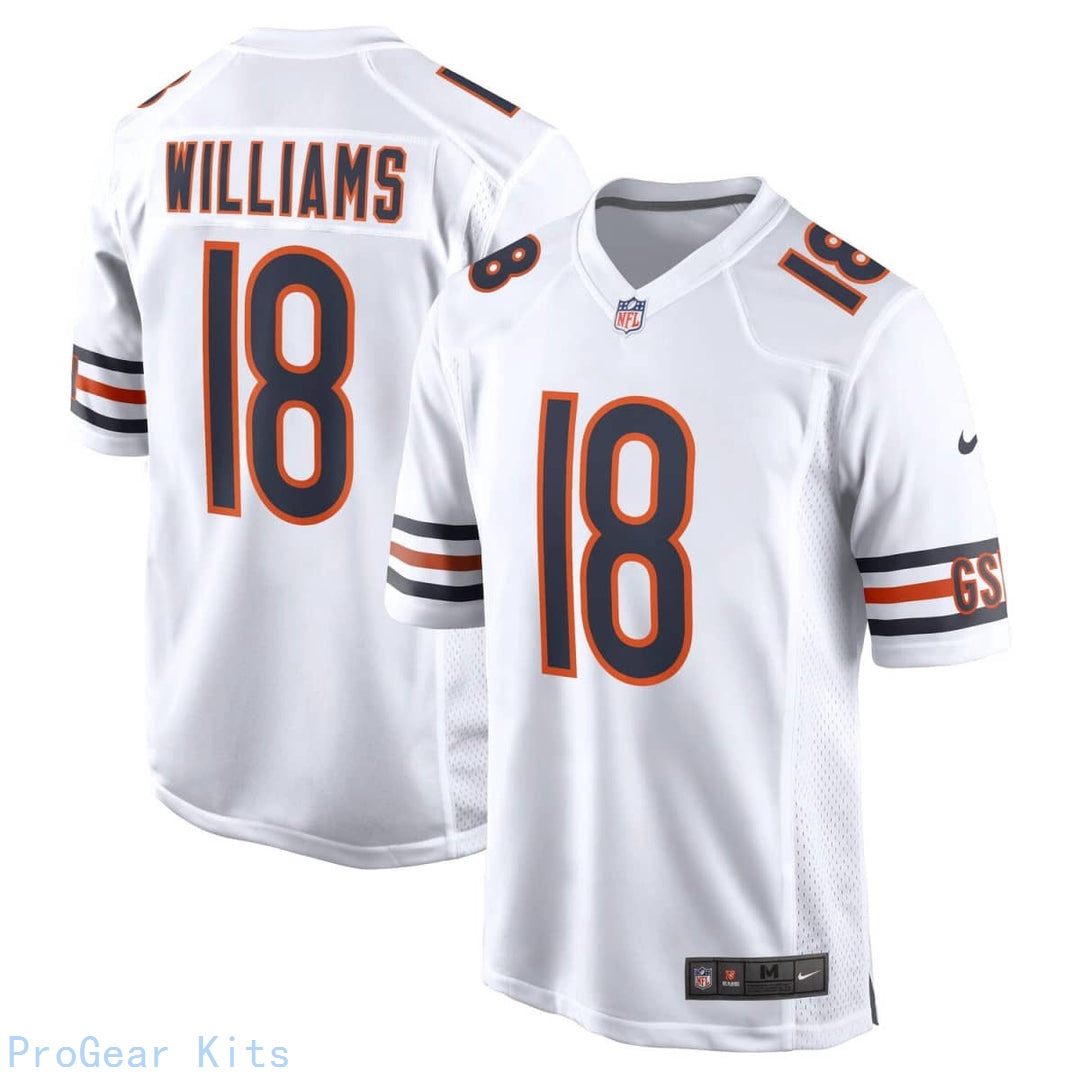 Caleb Williams Road Chicago Bears Game Jersey NFL Football Fan Wear