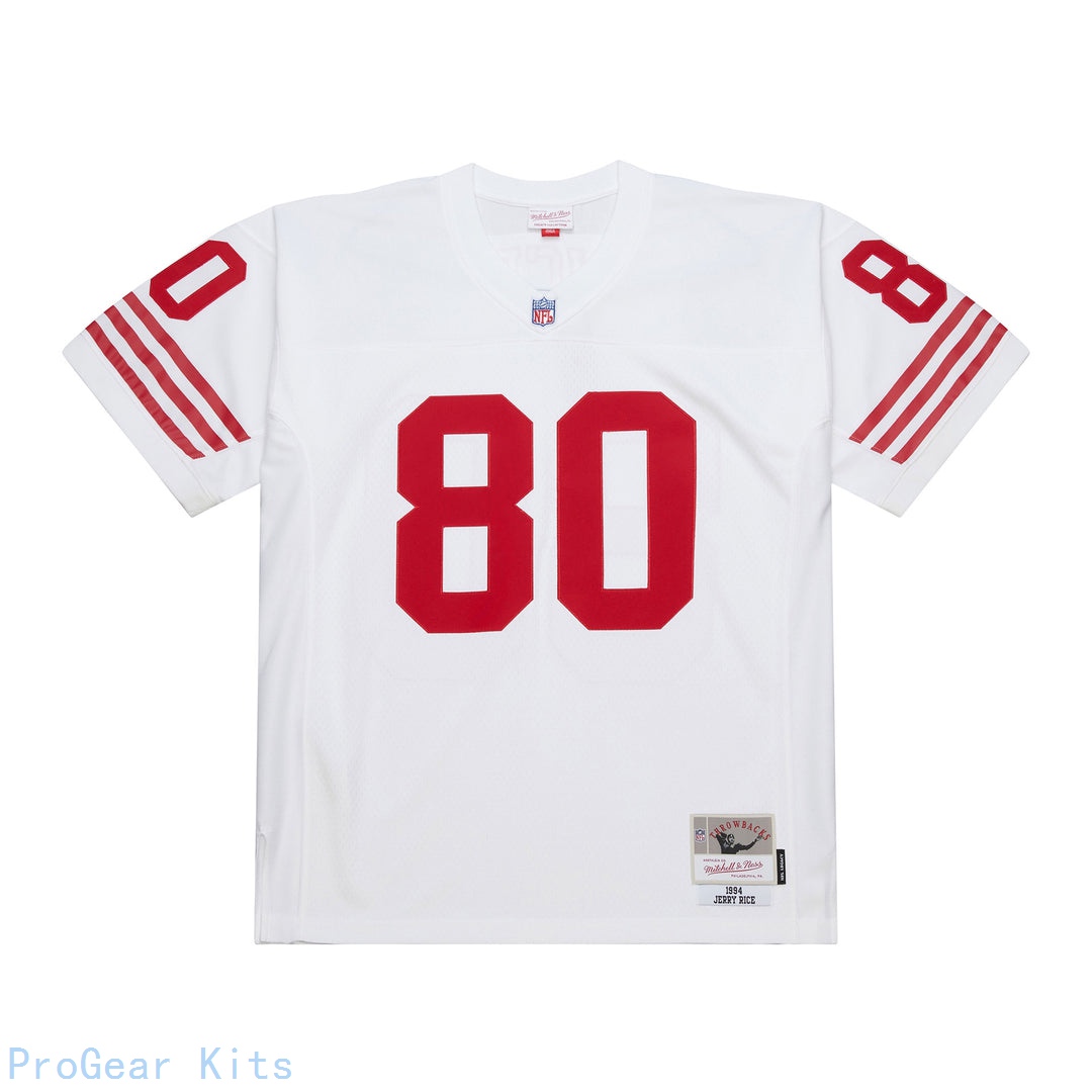 Jerry Rice San San Francisco 49ers Jersey White NFL Football Fan Wear