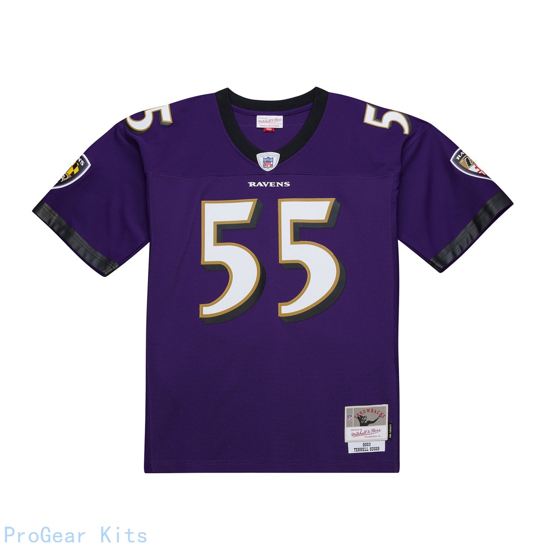 Terrell Suggs Dark Baltimore Ravens Jersey NFL Football Fan Wear
