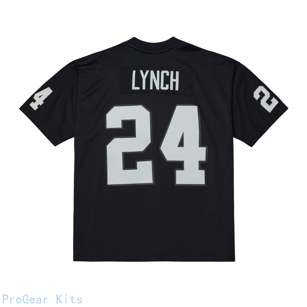 Marshawn Lynch Dark Las Vegas Raiders Legacy Jersey Black NFL Football Fan Wear