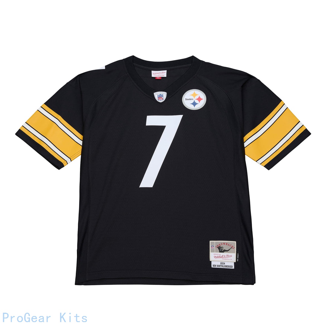 Ben Roethlisberger Dark Pittsburgh Steelers Jersey NFL Football Fan Wear