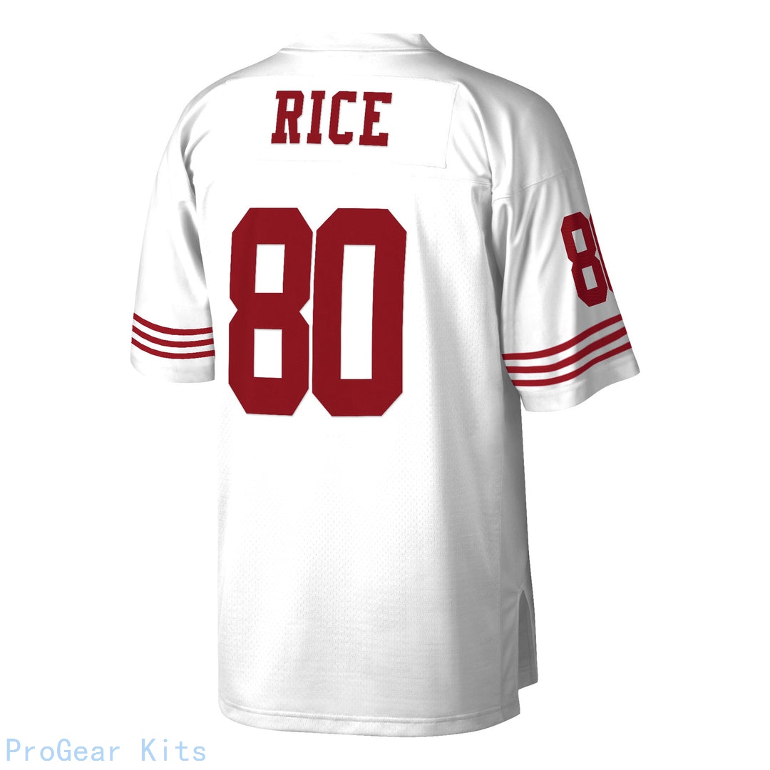 Jerry Rice San San Francisco 49ers Legacy Jersey White NFL Football Fan Wear Jerry Rice San