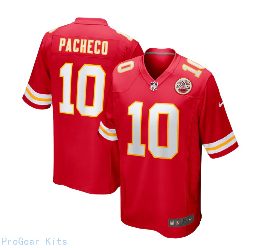 Isiah Pacheco Kansas City Chiefs Home Jersey NFL Football Fan Wear