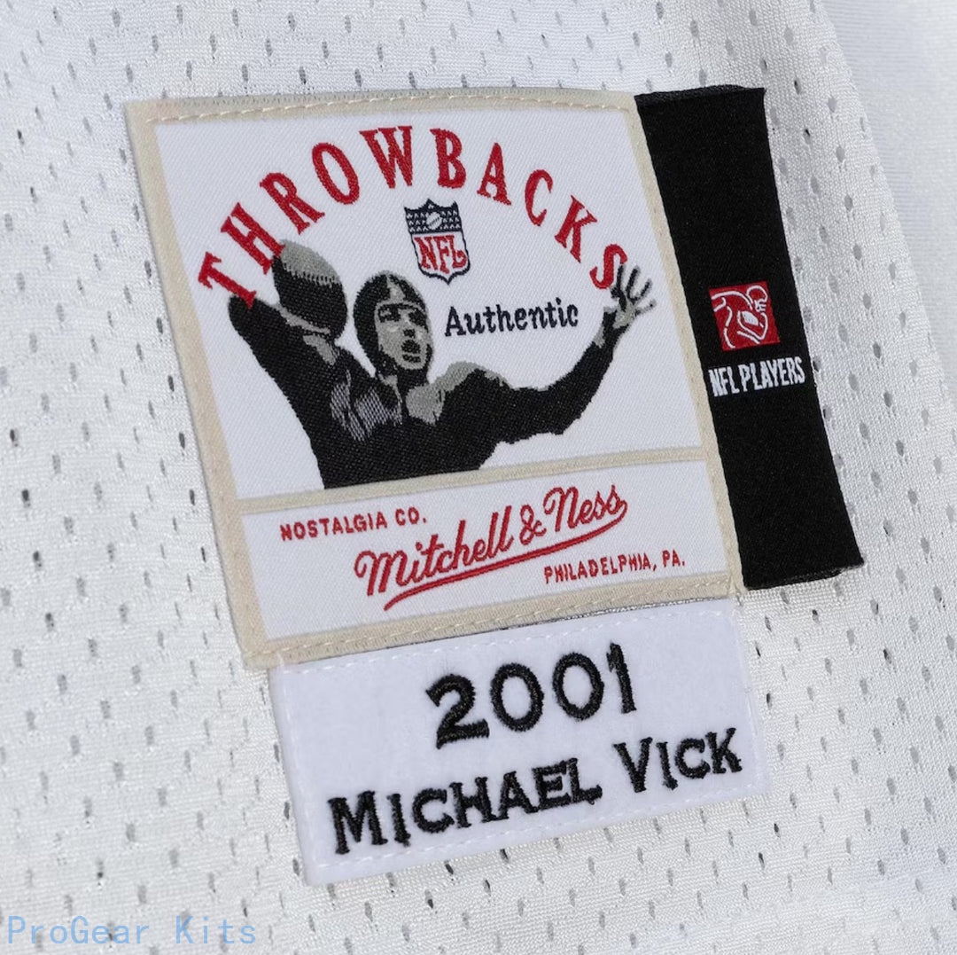 Michael Atlanta Falcons Throwback Jersey NFL Football Fan Wear