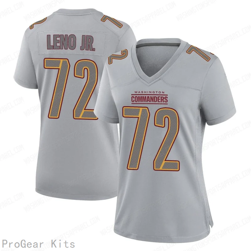 Charles Leno Jr Washington Commanders Legend Jersey No.72 Gray NFL Football Fan Wear Charles Leno Jr