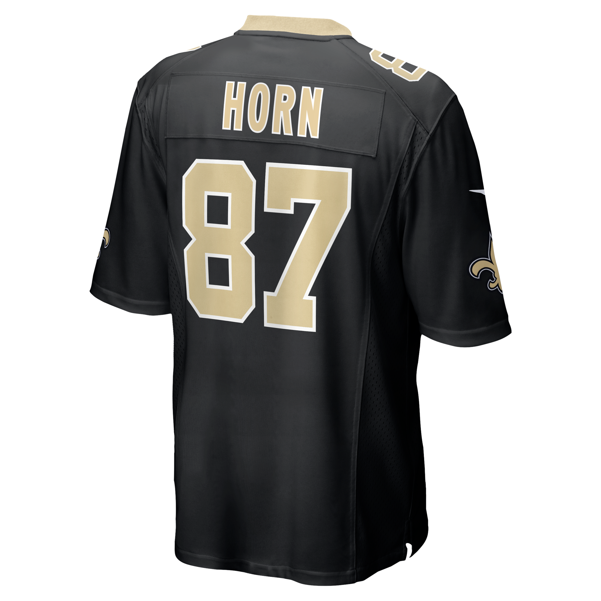 Retired Joe Horn New Orleans Saints Player Jersey Black NFL Football Fan Wear