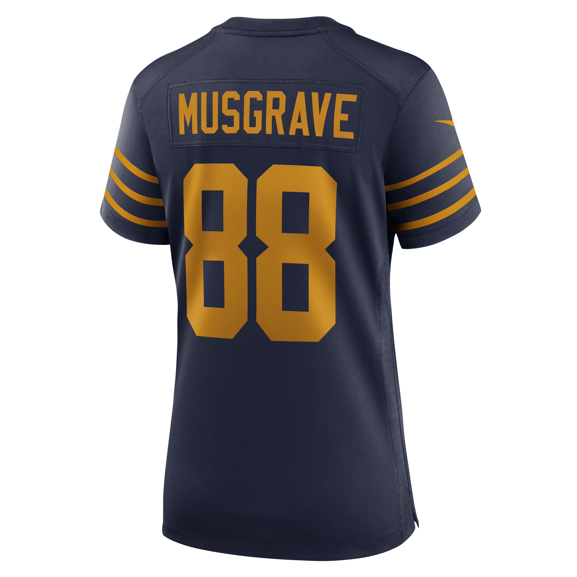 Luke Musgrave Green Bay Packers Game Jersey Green NFL Football Fan Wear Luke Musgrave