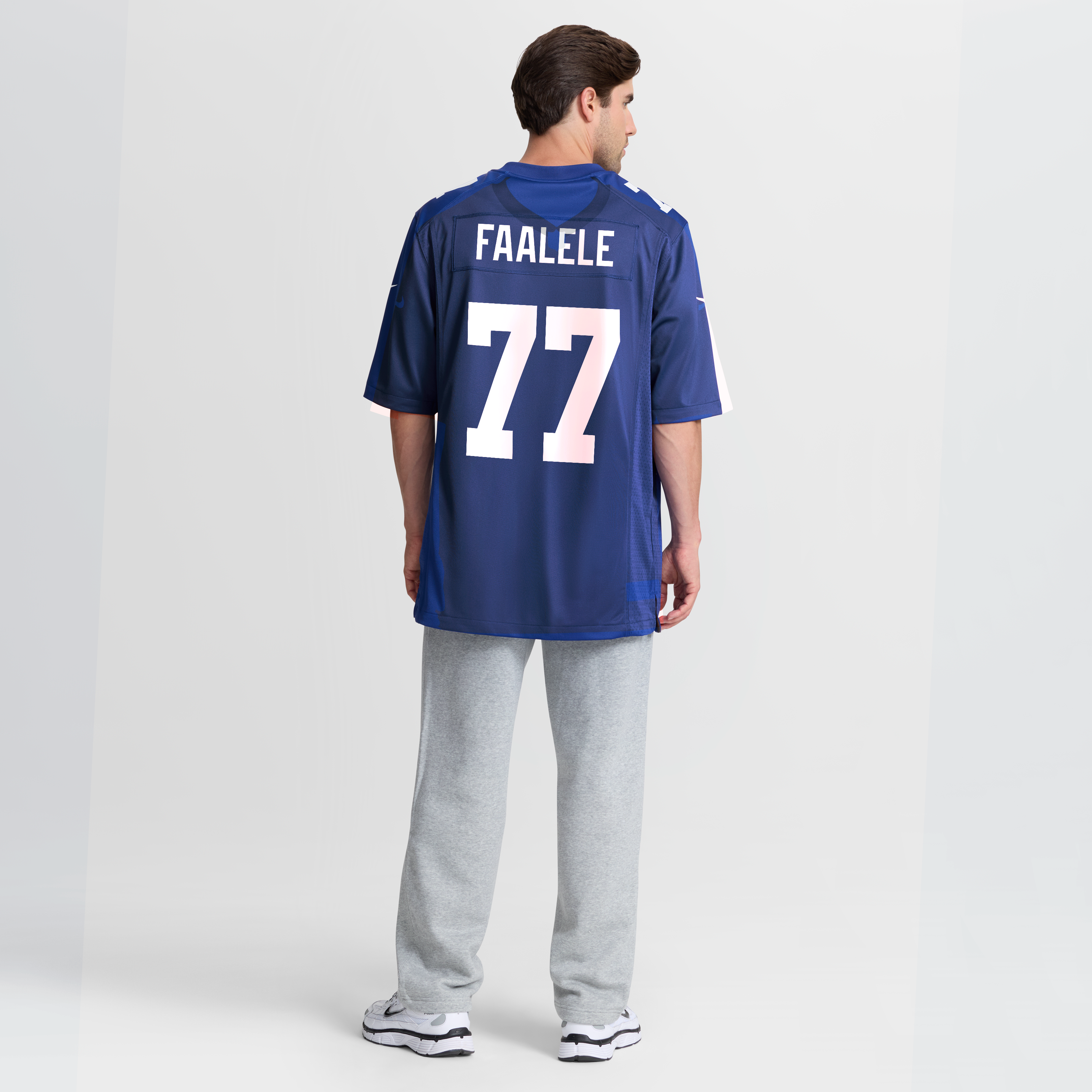 Daniel Faalele New York Giants Game Jersey Royal NFL Football Fan Wear