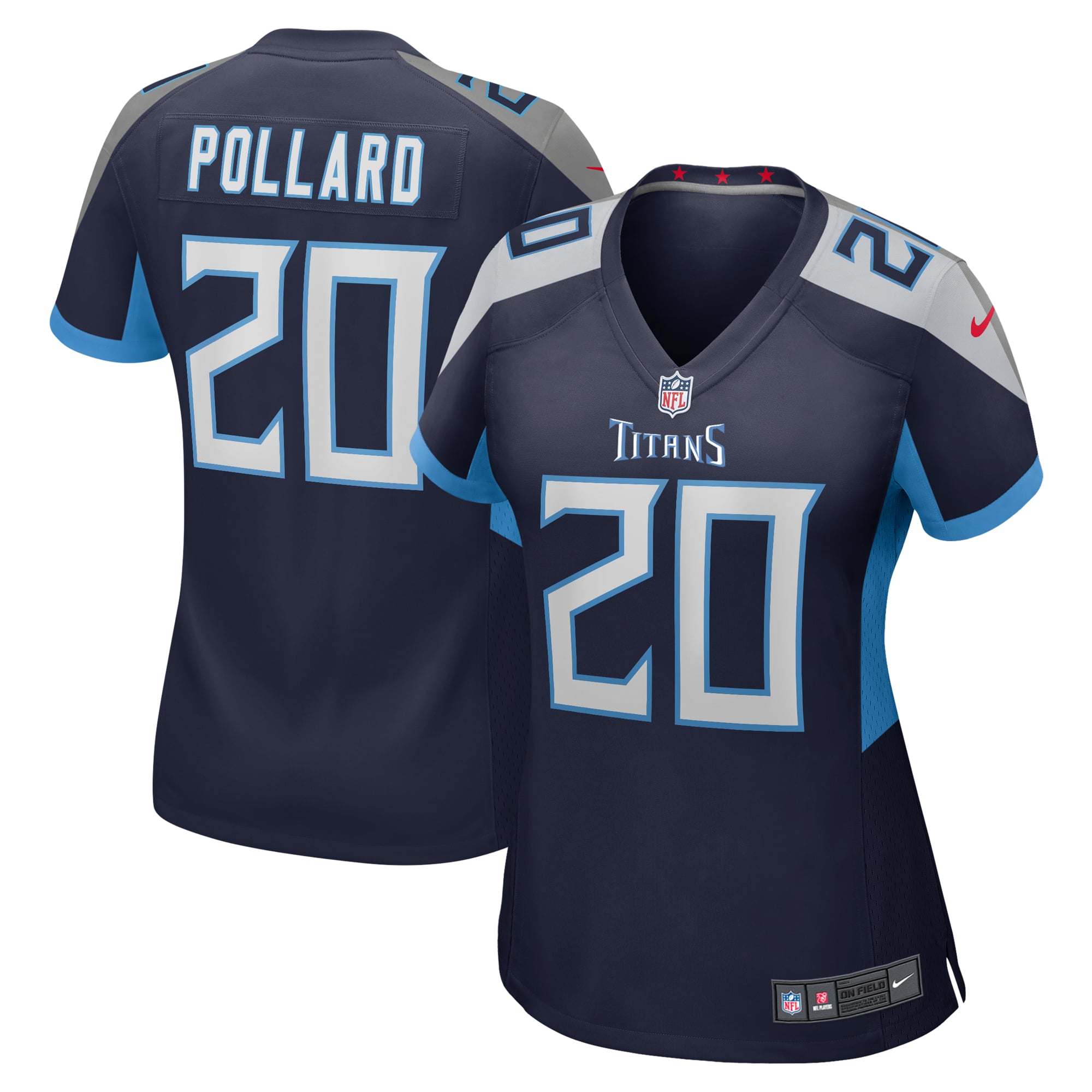 Tony Pollard Tennessee Titans Player Jersey Navy NFL Football Fan Wear