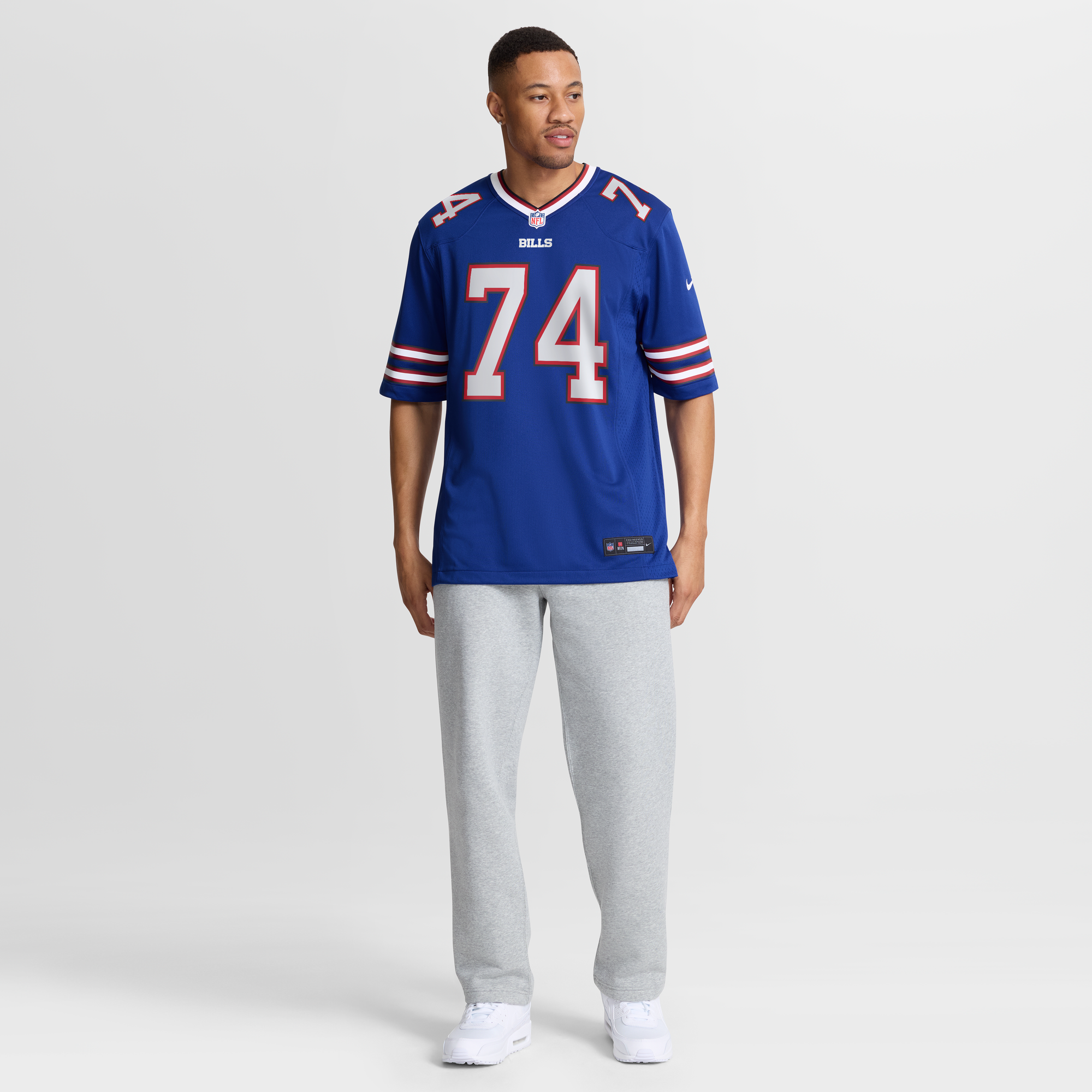 Jude Bowry Buffalo Bills Game Jersey Royal NFL Football Fan Wear Jude Bowry