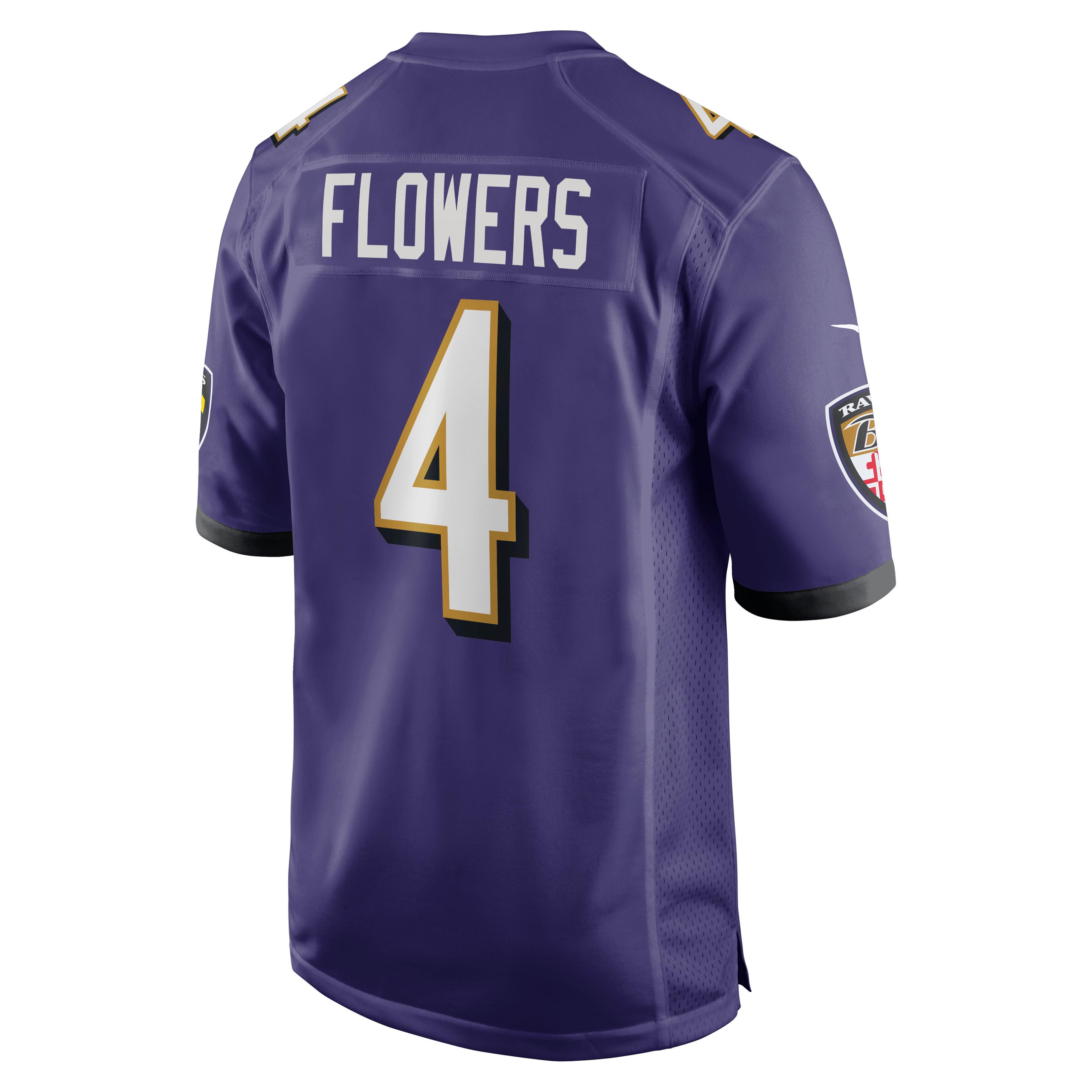 Zay Flowers Baltimore Ravens Game Jersey Purple NFL Football Fan Wear