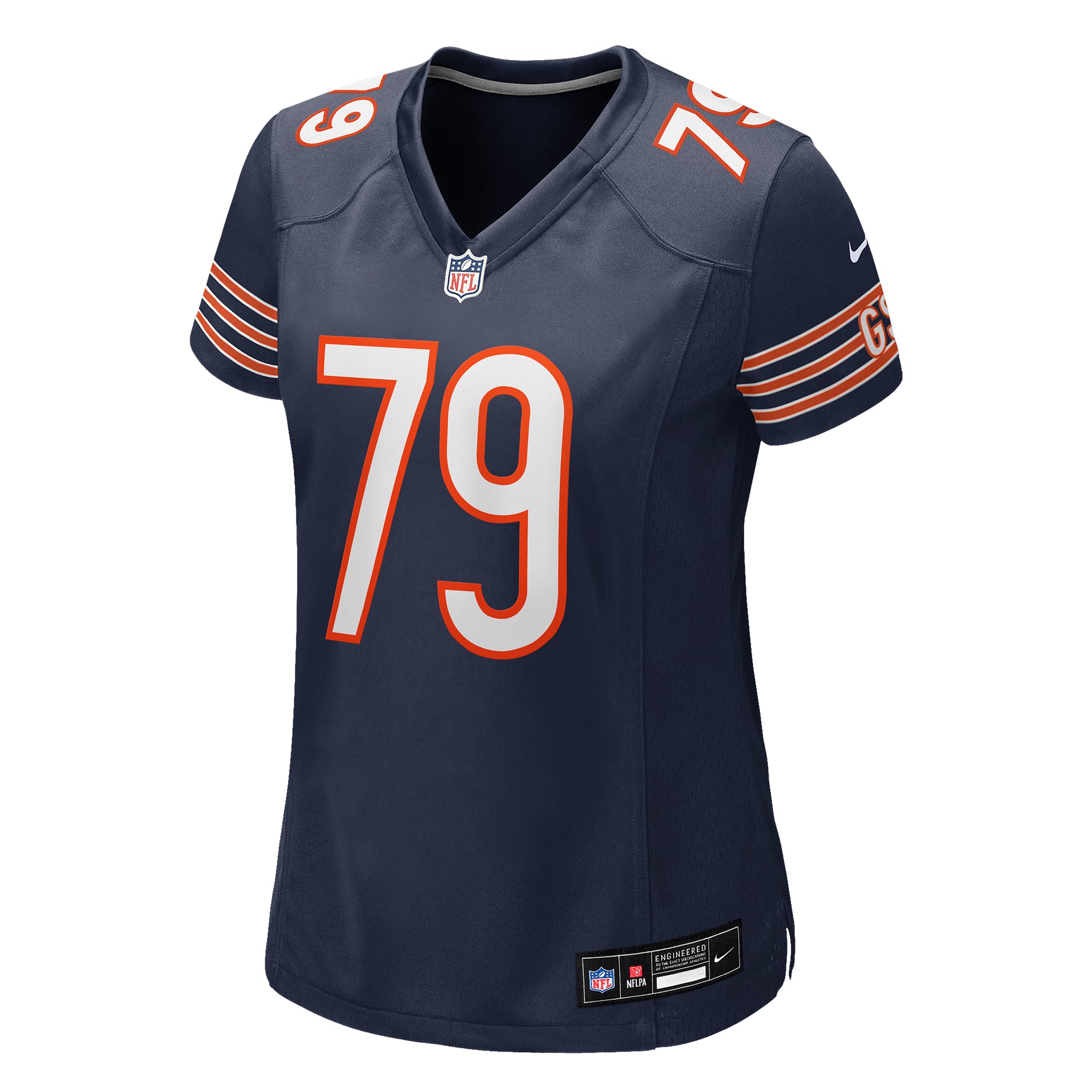 Theo Benedet Chicago Bears Game Jersey Navy NFL Football Fan Wear Theo Benedet