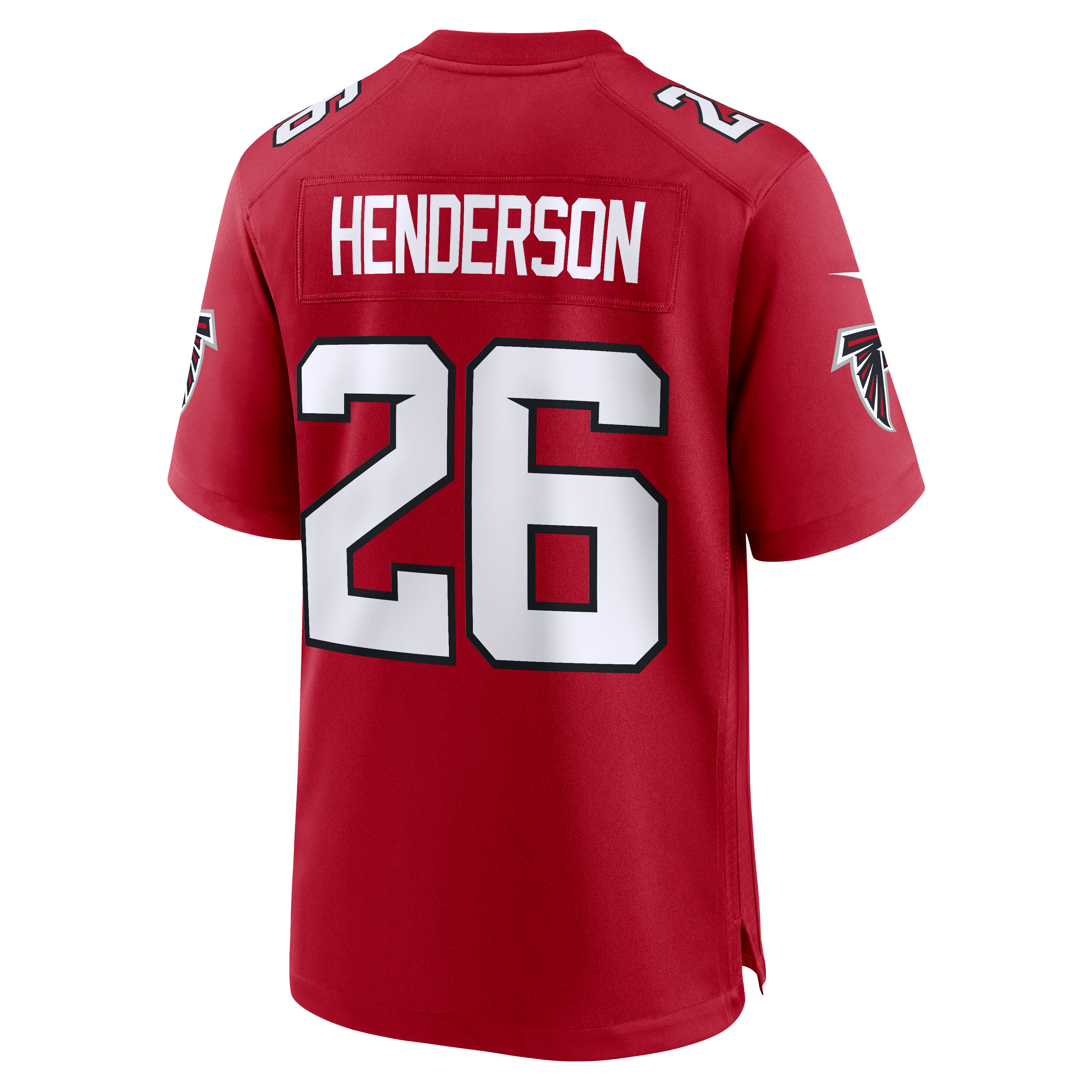 CJ Henderson Atlanta Falcons Game Jersey Red NFL Football Fan Wear CJ Henderson