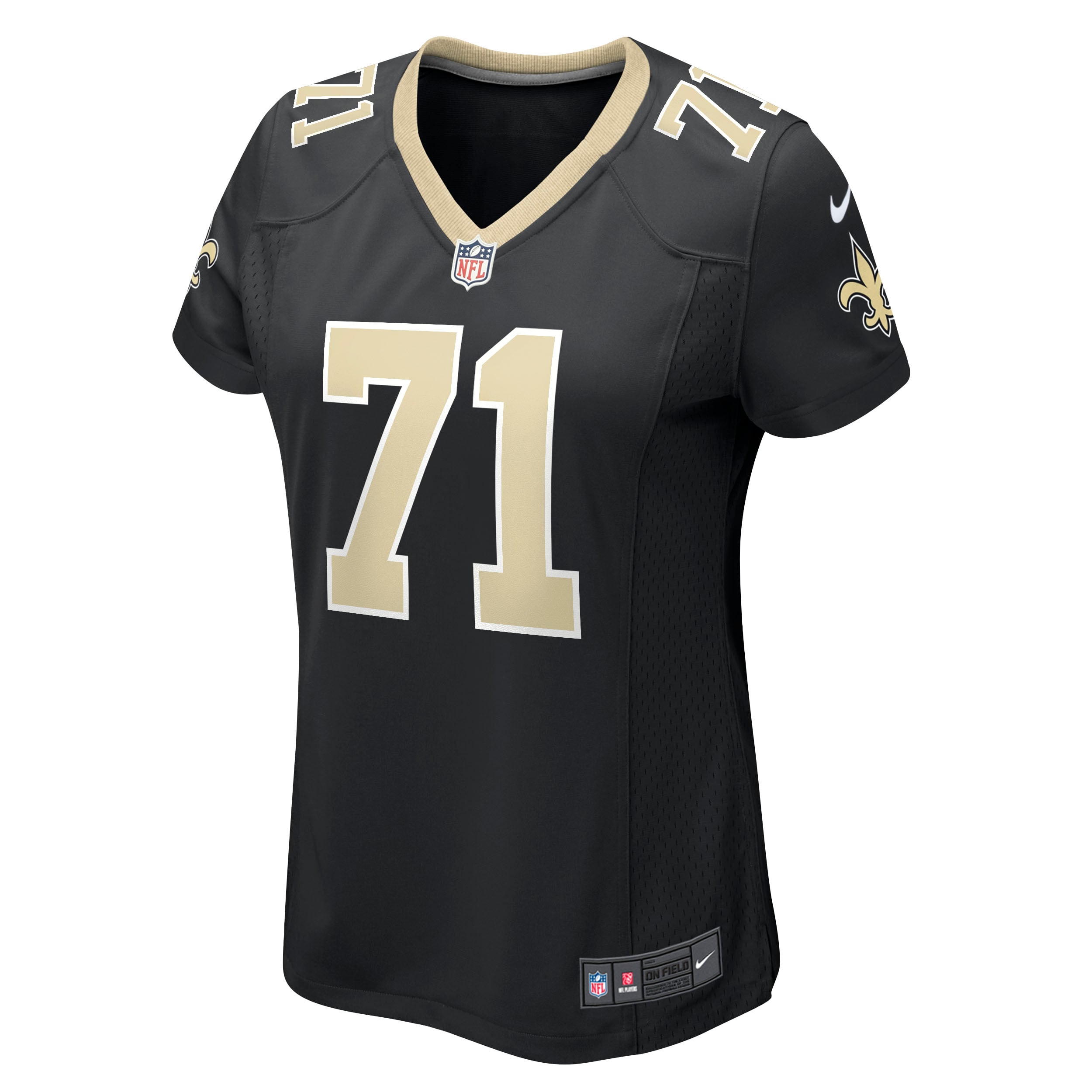 Ryan Ramczyk New Orleans Saints Game Jersey Black NFL Football Fan Wear Ryan Ramczyk