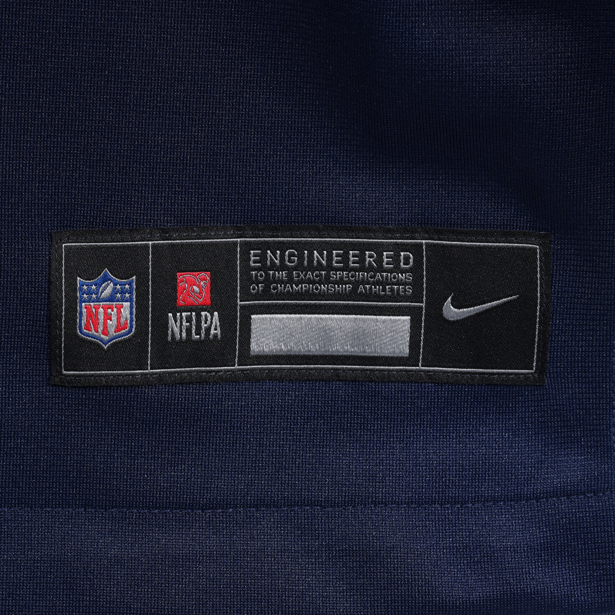 Caleb Lomu New England Patriots Game Jersey Navy NFL Football Fan Wear Caleb Lomu