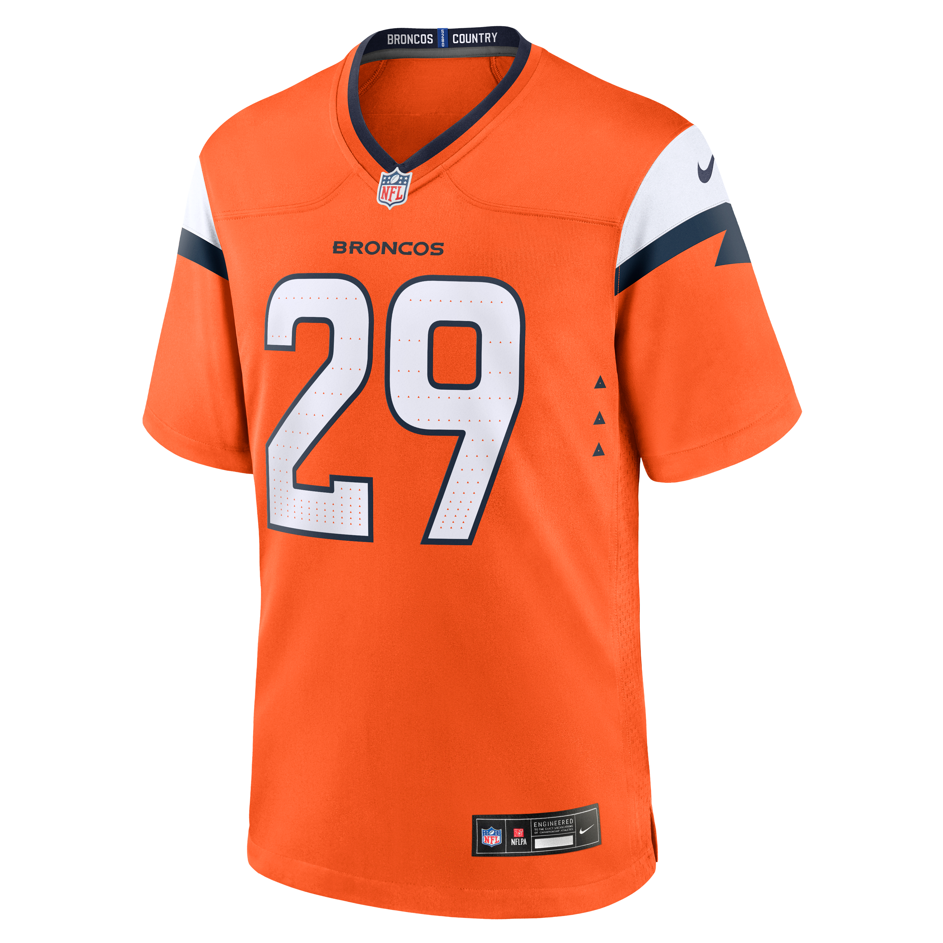 Ja'Quan McMillian Denver Broncos Game Jersey Orange NFL Football Fan Wear Ja'Quan McMillian