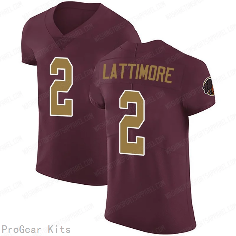 Marshon Lattimore Washington Commanders Legend Jersey No.2 Burgundy NFL Football Fan Wear Marshon Lattimore