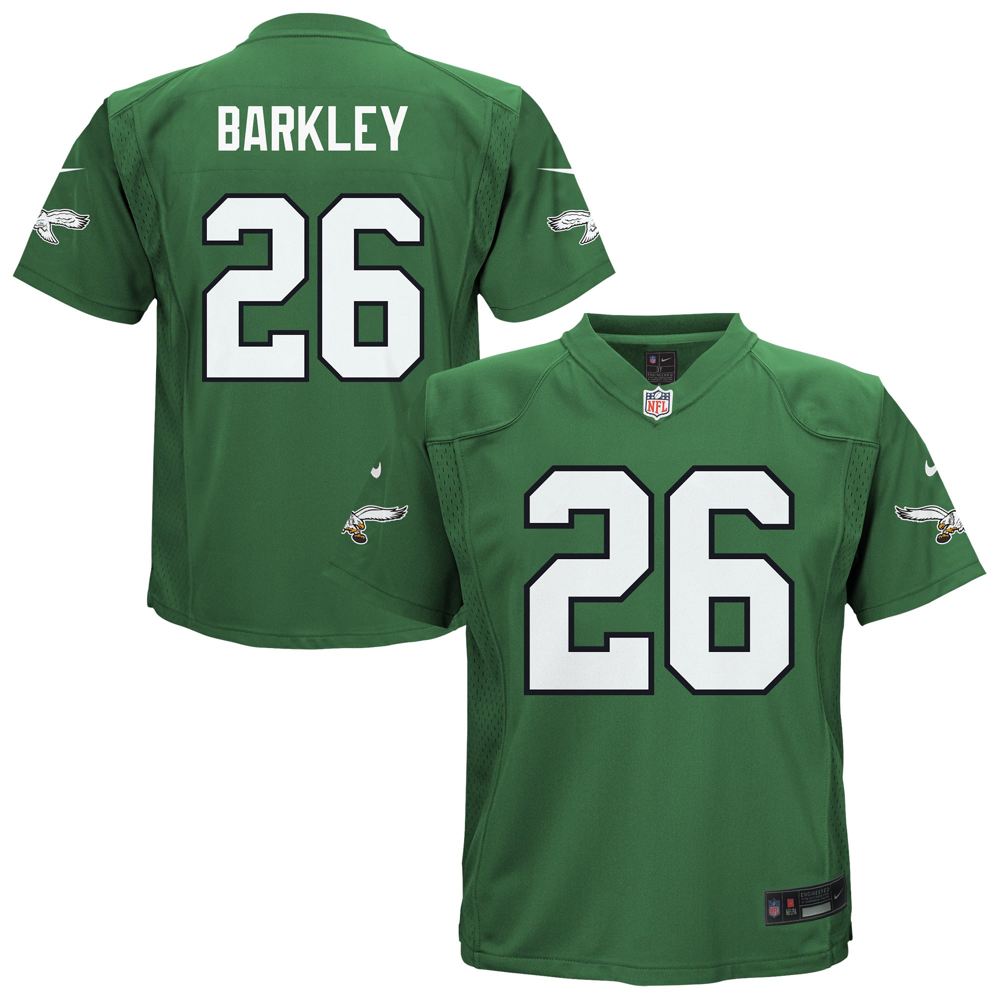 Kelly Saquon Barkley Philadelphia Eagles Alternate Jersey NFL Football Fan Wear