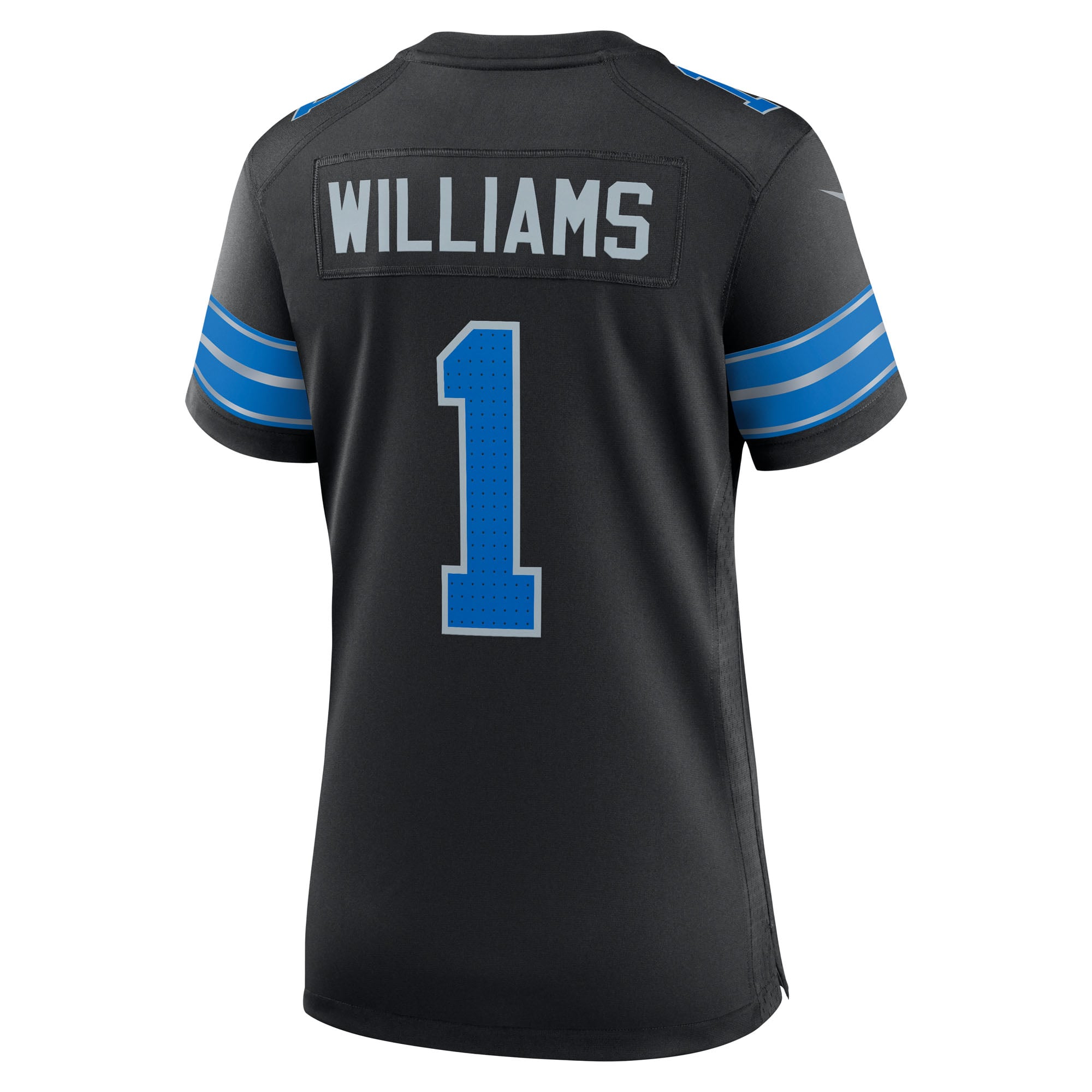 Jameson Williams Detroit Lions Player Jersey Black NFL Football Fan Wear
