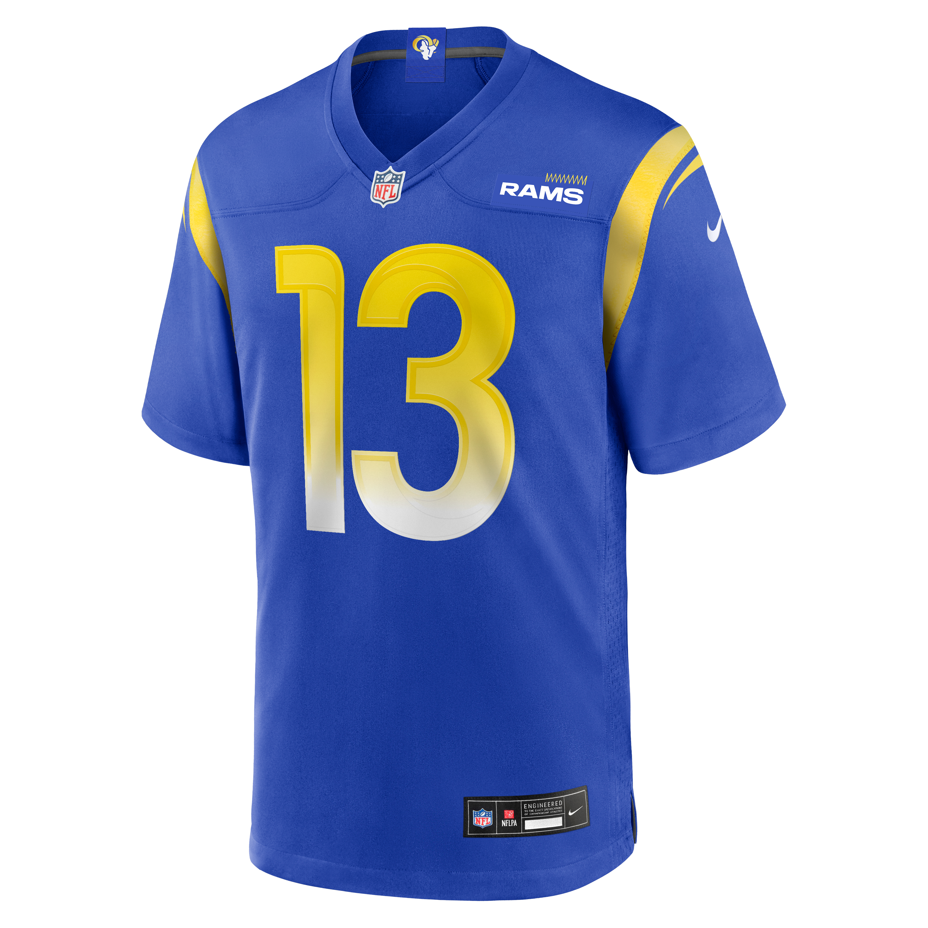 Kurt Warner Retired Los Angeles Rams Player Jersey Royal NFL Football Fan Wear