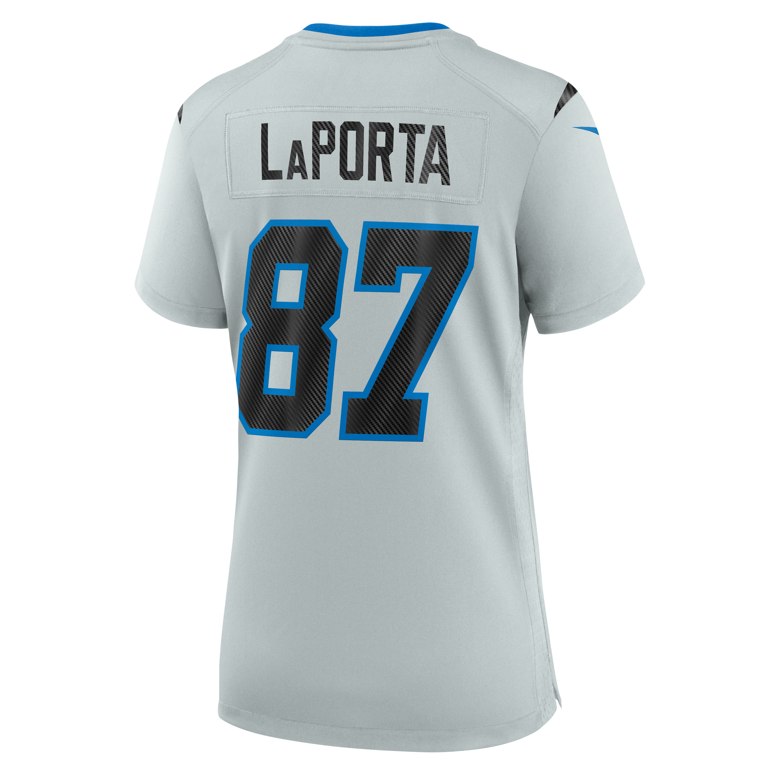 Sam LaPorta Detroit Lions Game Jersey Silver NFL Football Fan Wear