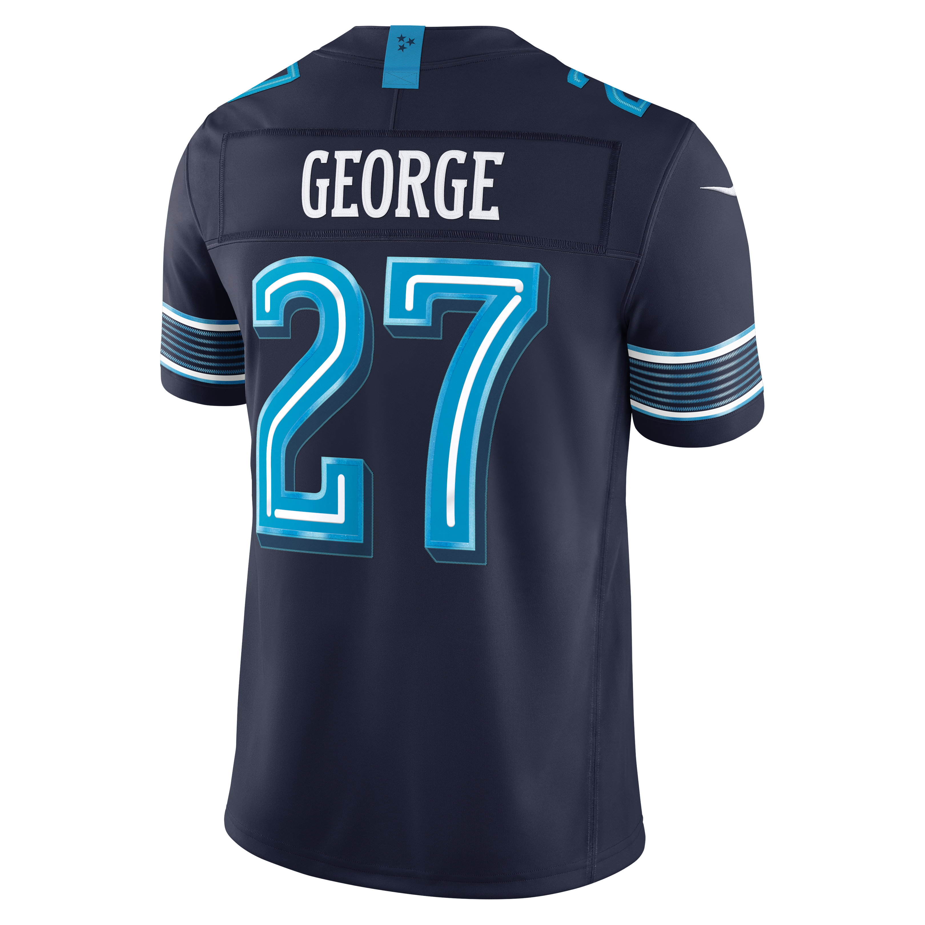 Eddie George Tennessee Titans Limited Jersey Navy NFL Football Fan Wear