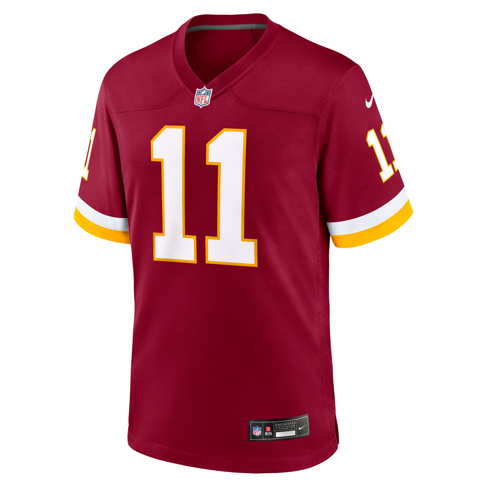 Luke McCaffrey Washington Commanders Game Jersey Burgundy NFL Football Fan Wear Luke McCaffrey