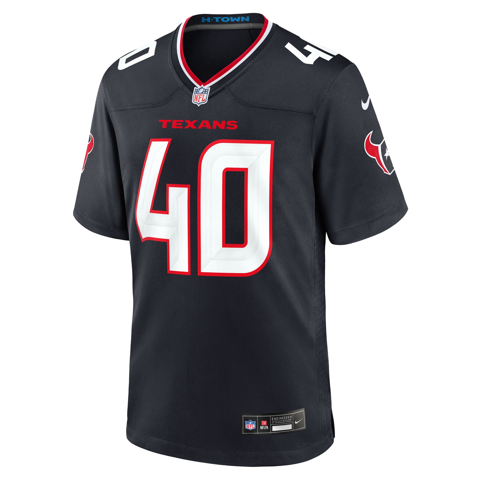Austin Brinkman Houston Texans Game Jersey Navy NFL Football Fan Wear