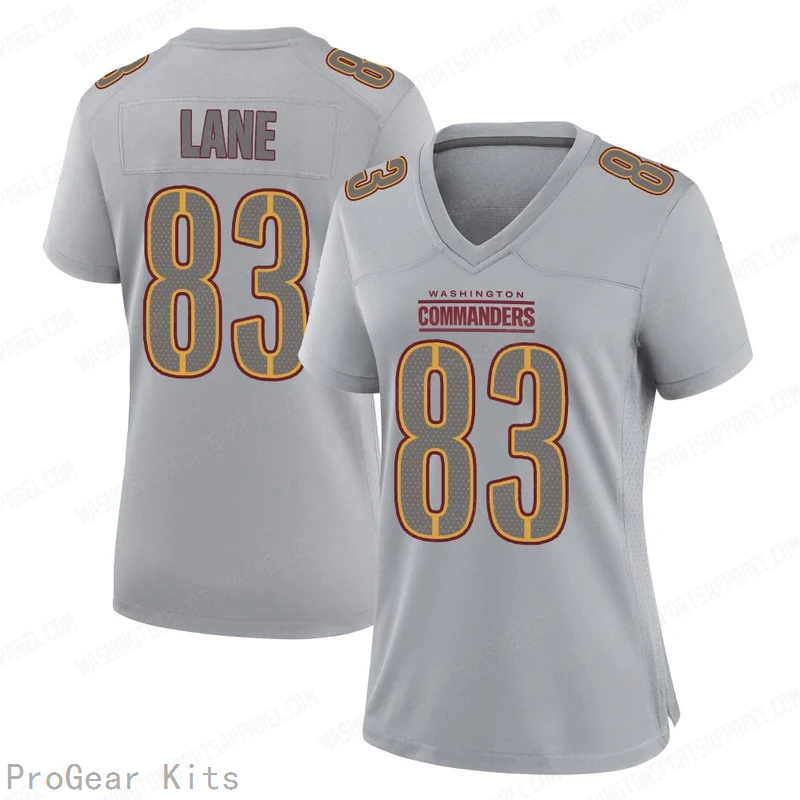 Jaylin Lane Atmosphere Washington Commanders Game Jersey No.83 Gray NFL Football Fan Wear