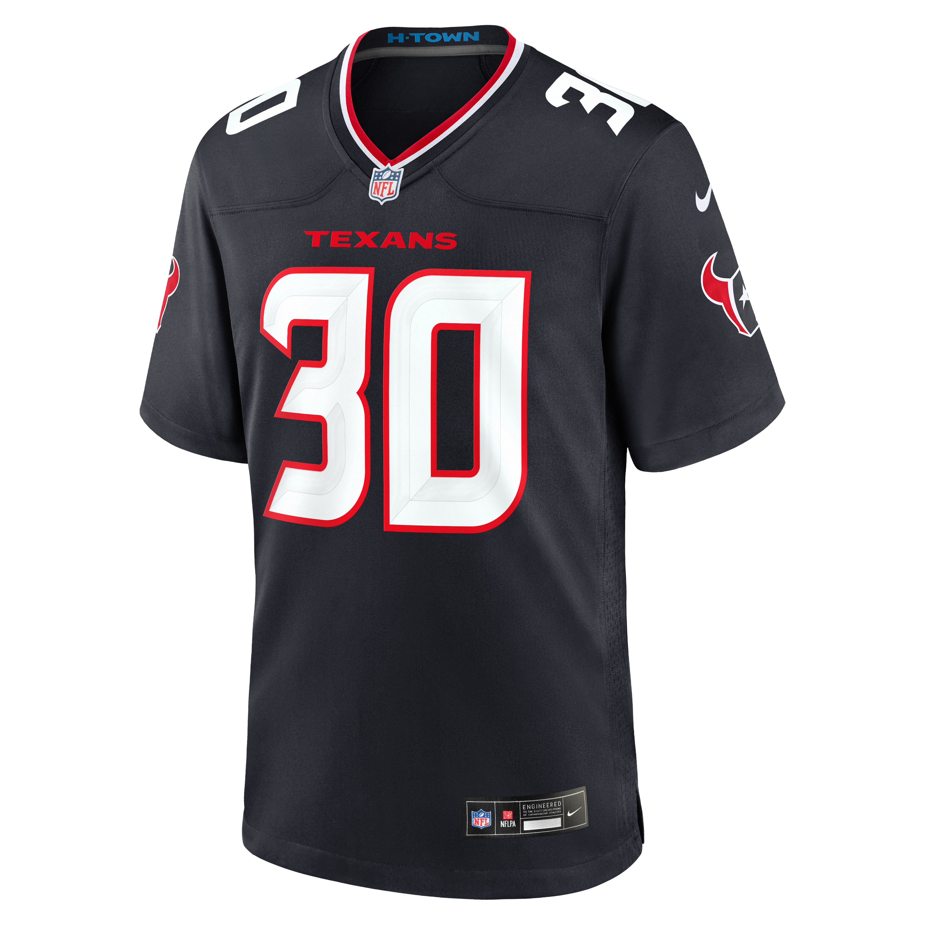 Brandon Codrington Houston Texans Game Jersey Navy NFL Football Fan Wear