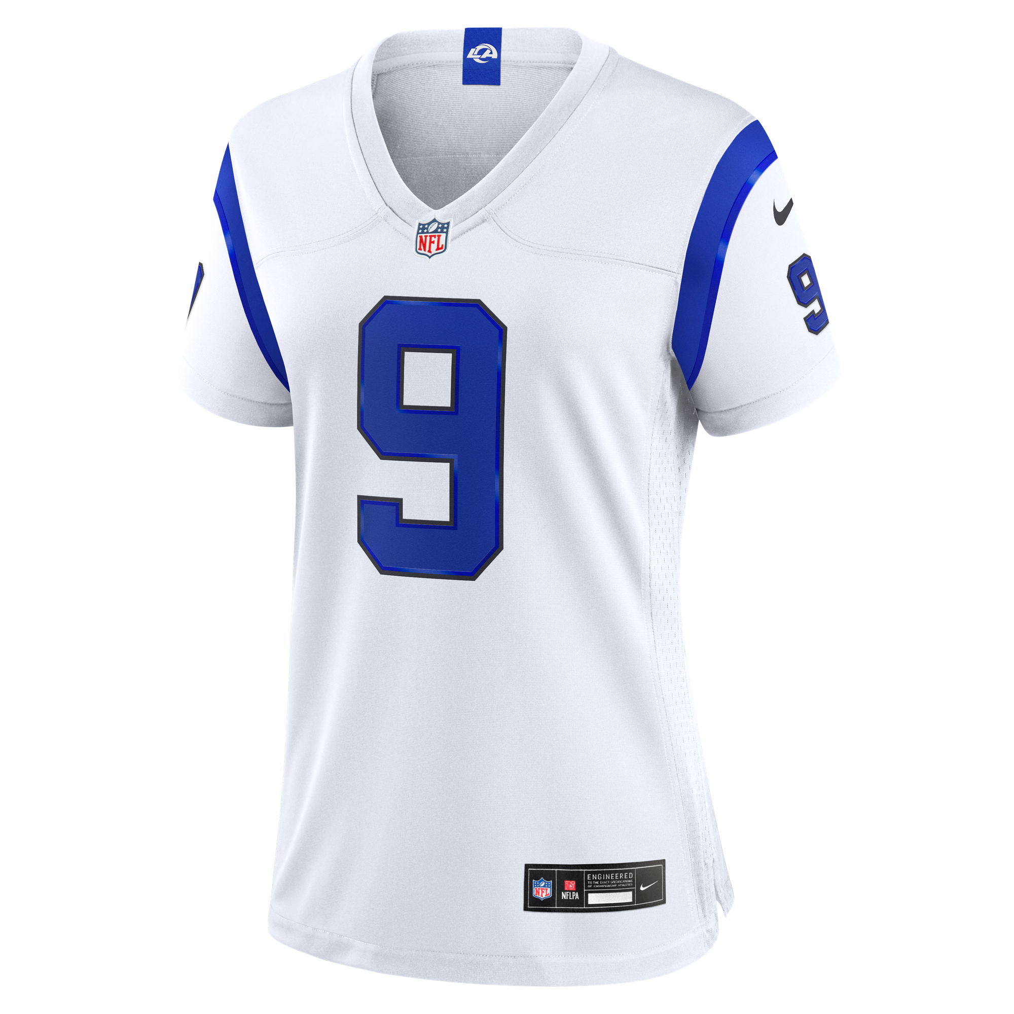 Matthew Stafford Fearsome Los Angeles Rams Game Jersey White NFL Football Fan Wear