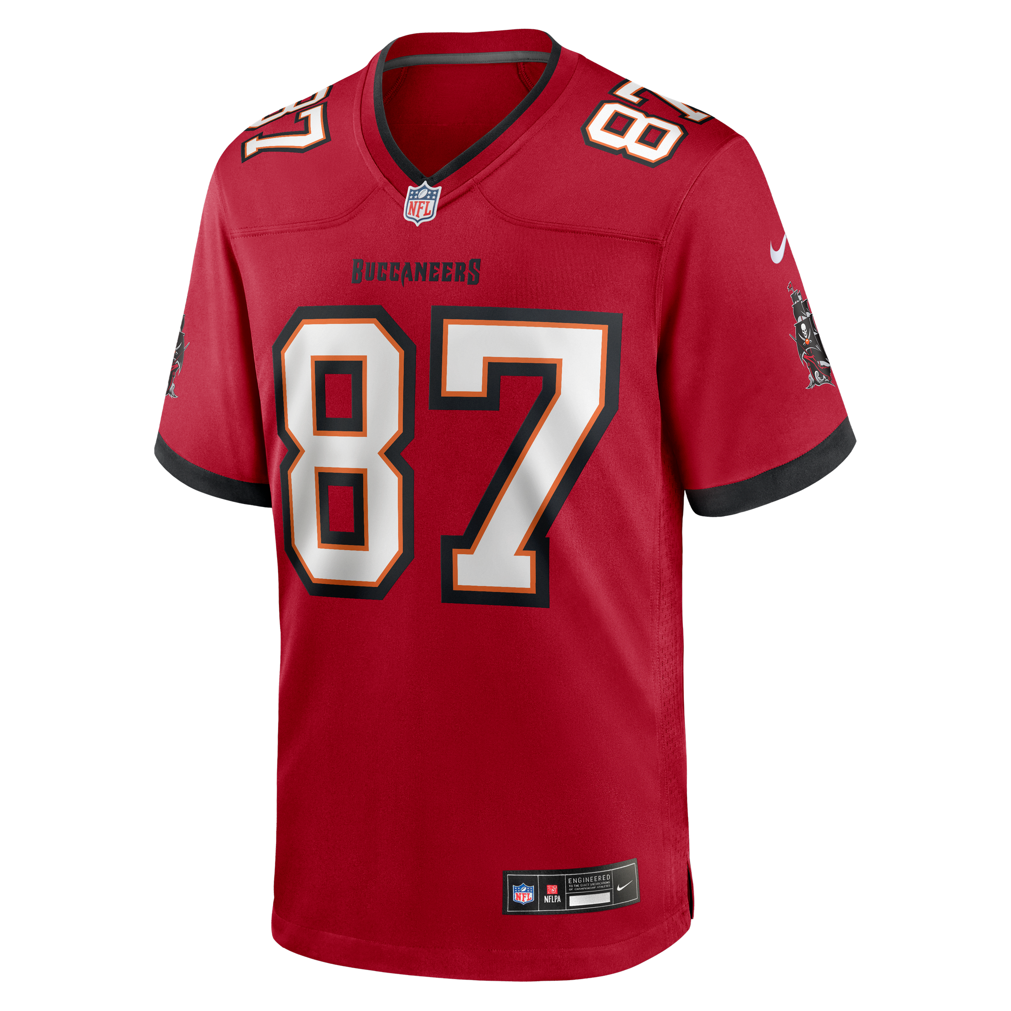 Payne Durham Tampa Bay Buccaneers Game Jersey Red NFL Football Fan Wear