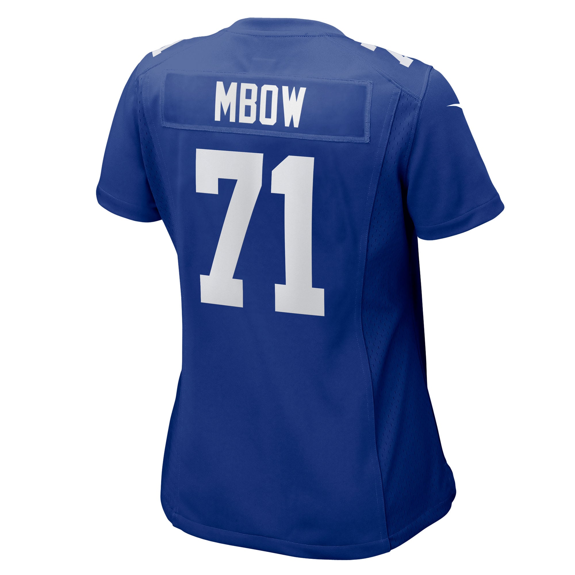 Marcus Mbow New York Giants Game Jersey Royal NFL Football Fan Wear