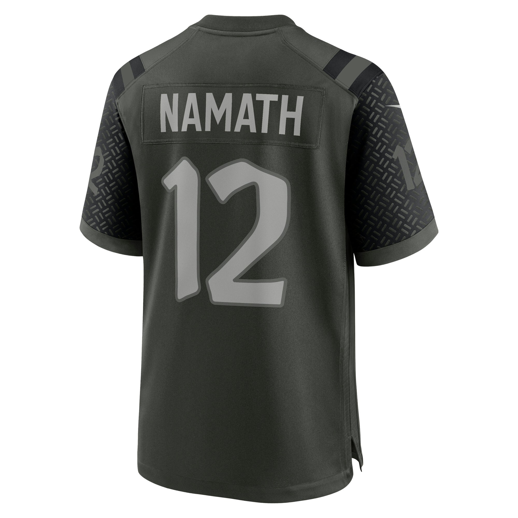 Joe Namath Retired New York Jets Game Jersey Green NFL Football Fan Wear Joe Namath Retired