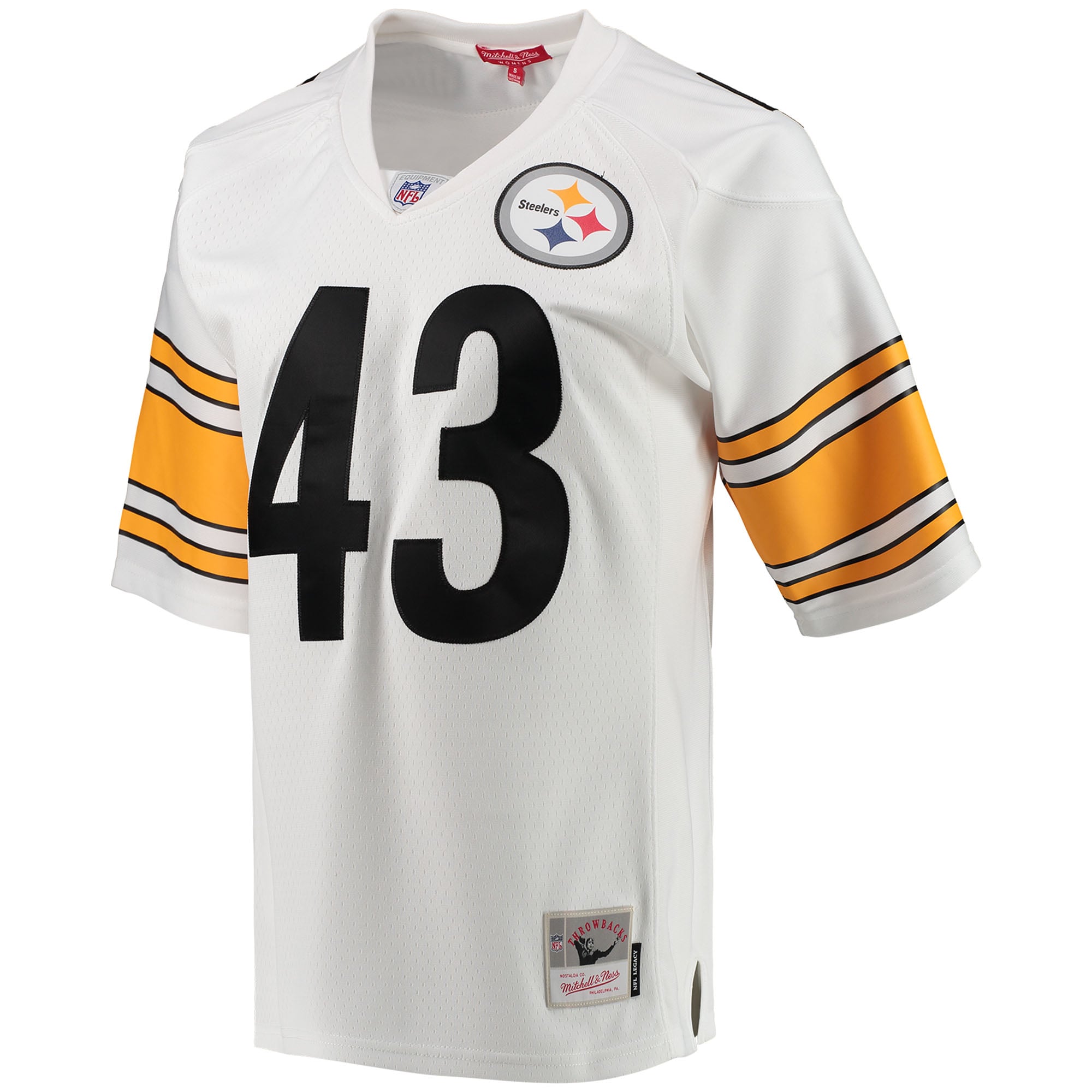 Troy Polamalu Pittsburgh Steelers Replica Jersey White NFL Football Fan Wear