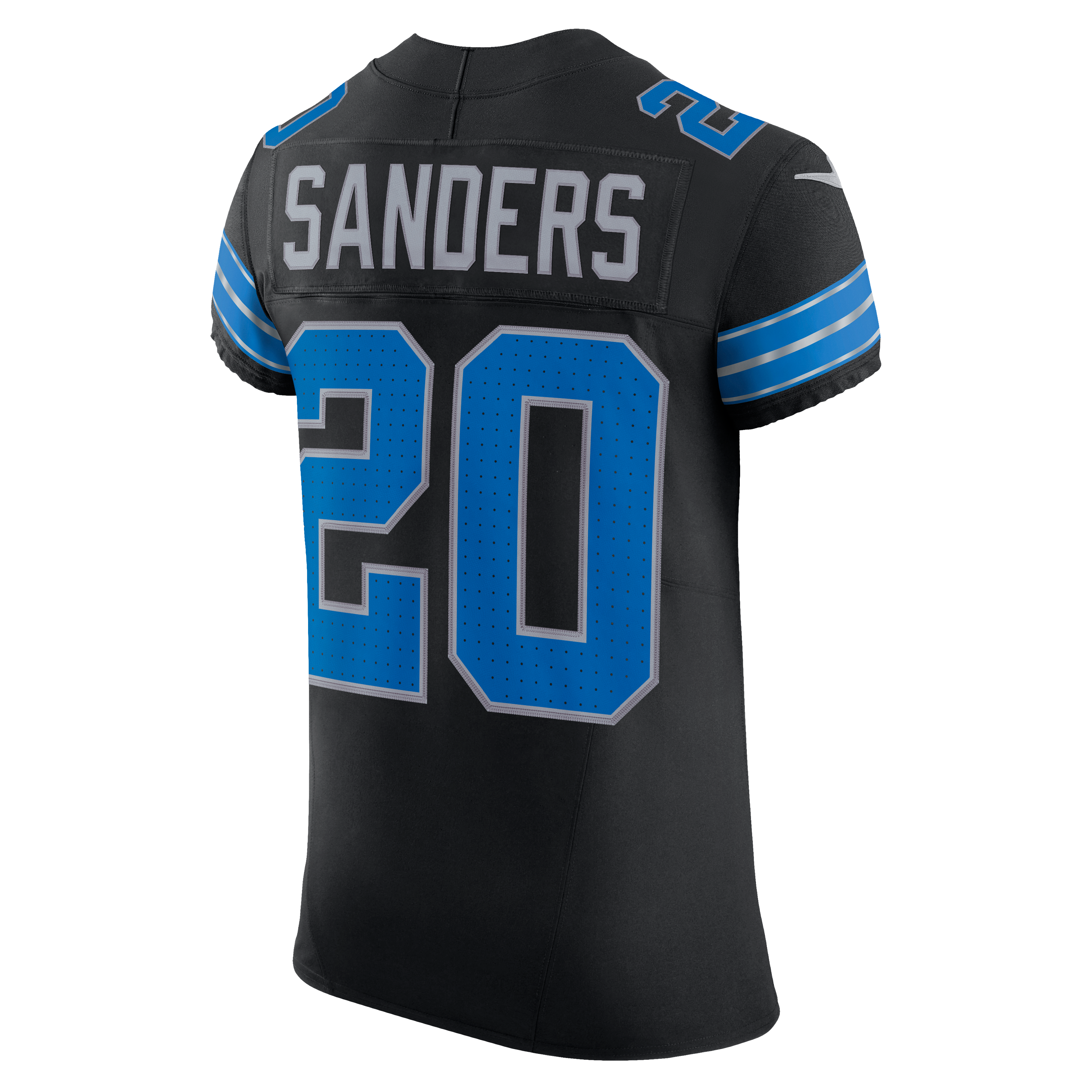 Barry Sanders Detroit Lions Alternate Jersey Black NFL Football Fan Wear