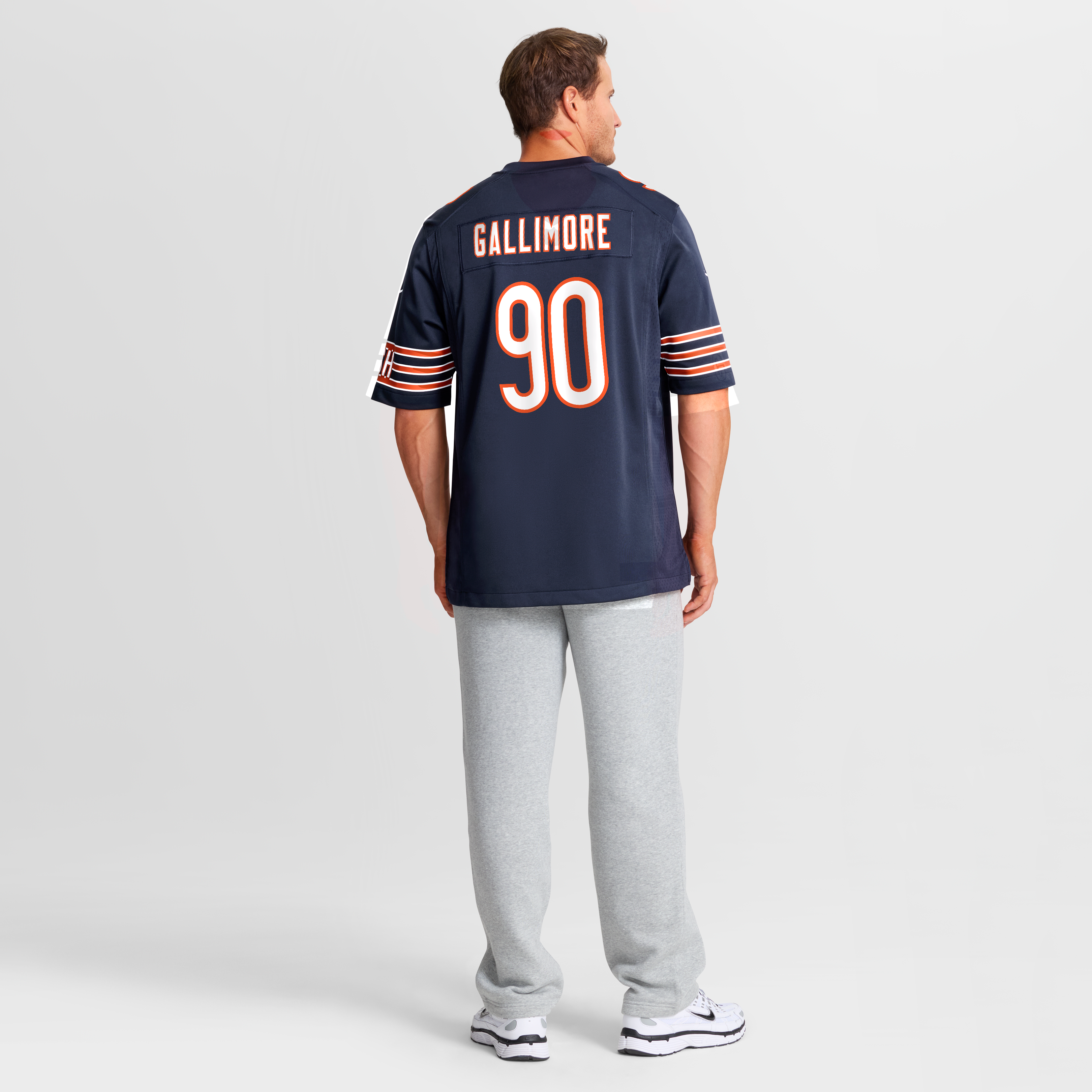 Neville Gallimore Chicago Bears Game Jersey Navy NFL Football Fan Wear Neville Gallimore