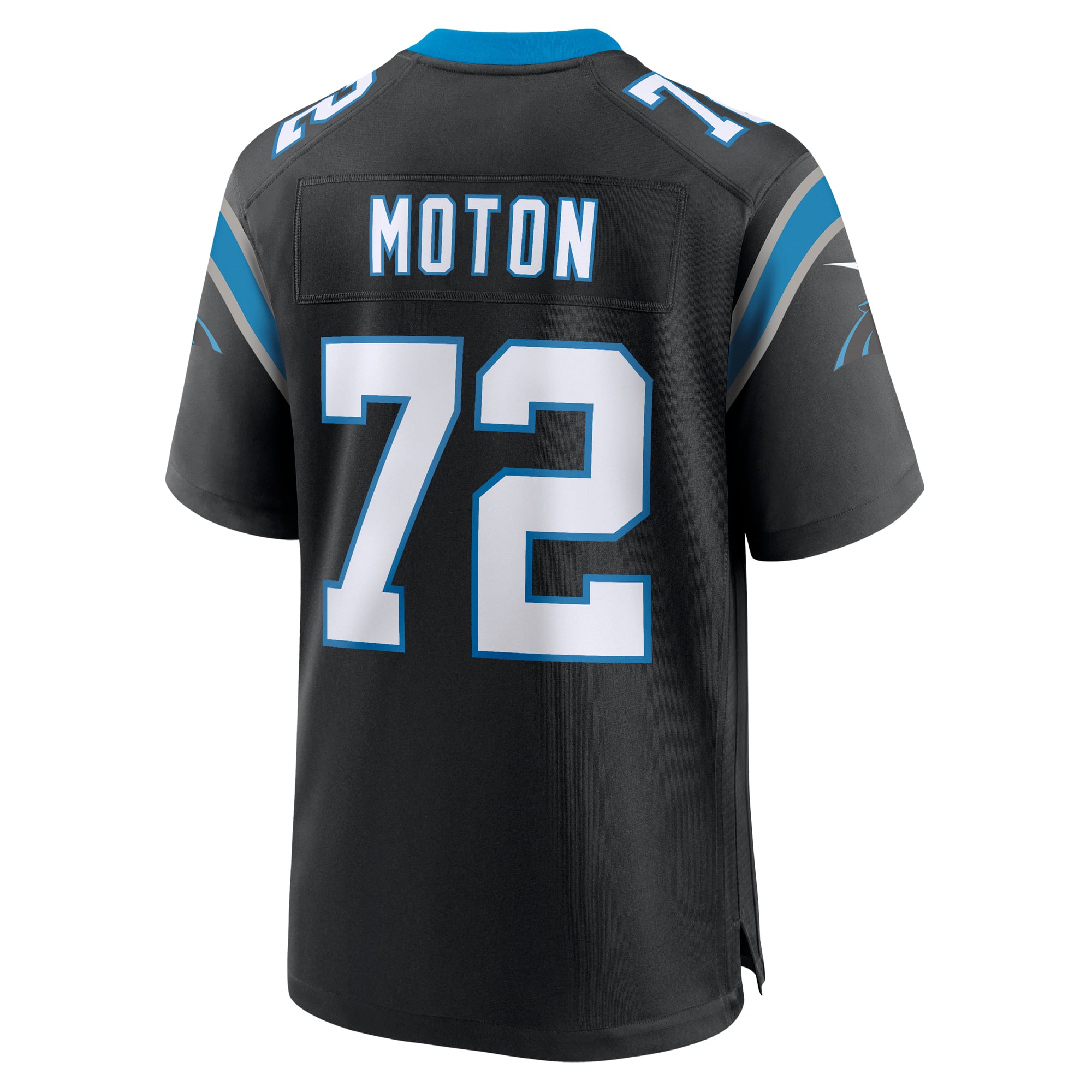 Taylor Moton Carolina Panthers Game Jersey Black NFL Football Fan Wear