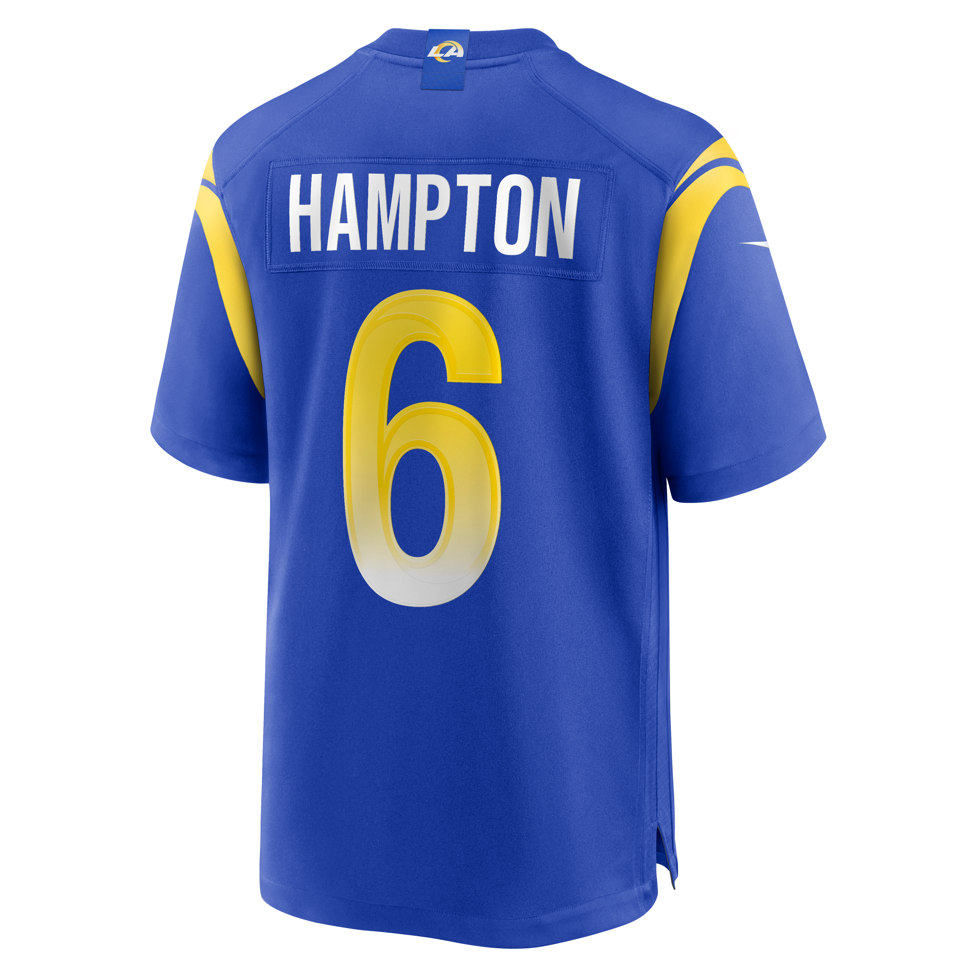 Nick Hampton Los Angeles Rams Game Jersey Royal NFL Football Fan Wear