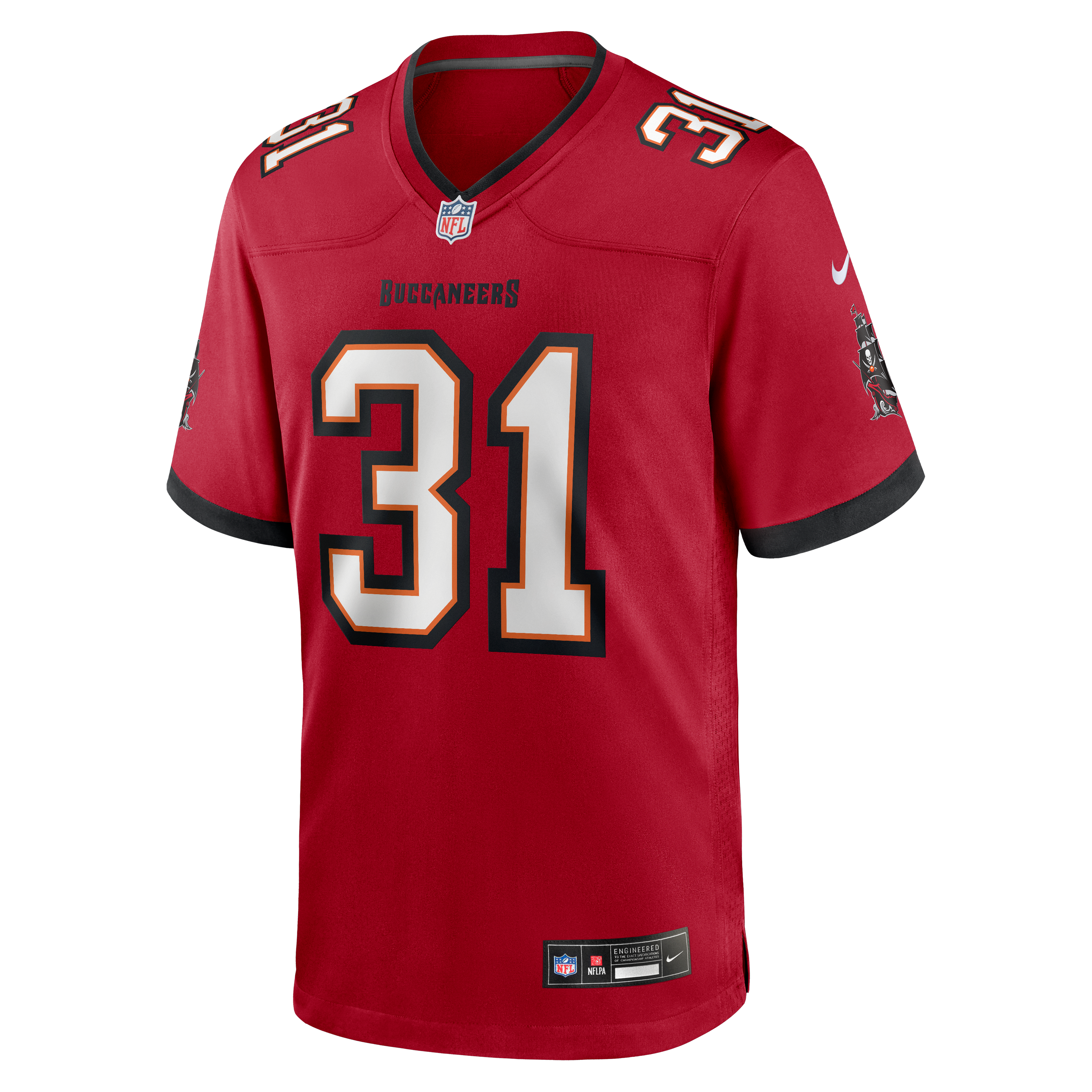 Antoine Winfield Jr Tampa Bay Buccaneers Game Jersey Red NFL Football Fan Wear Antoine Winfield Jr