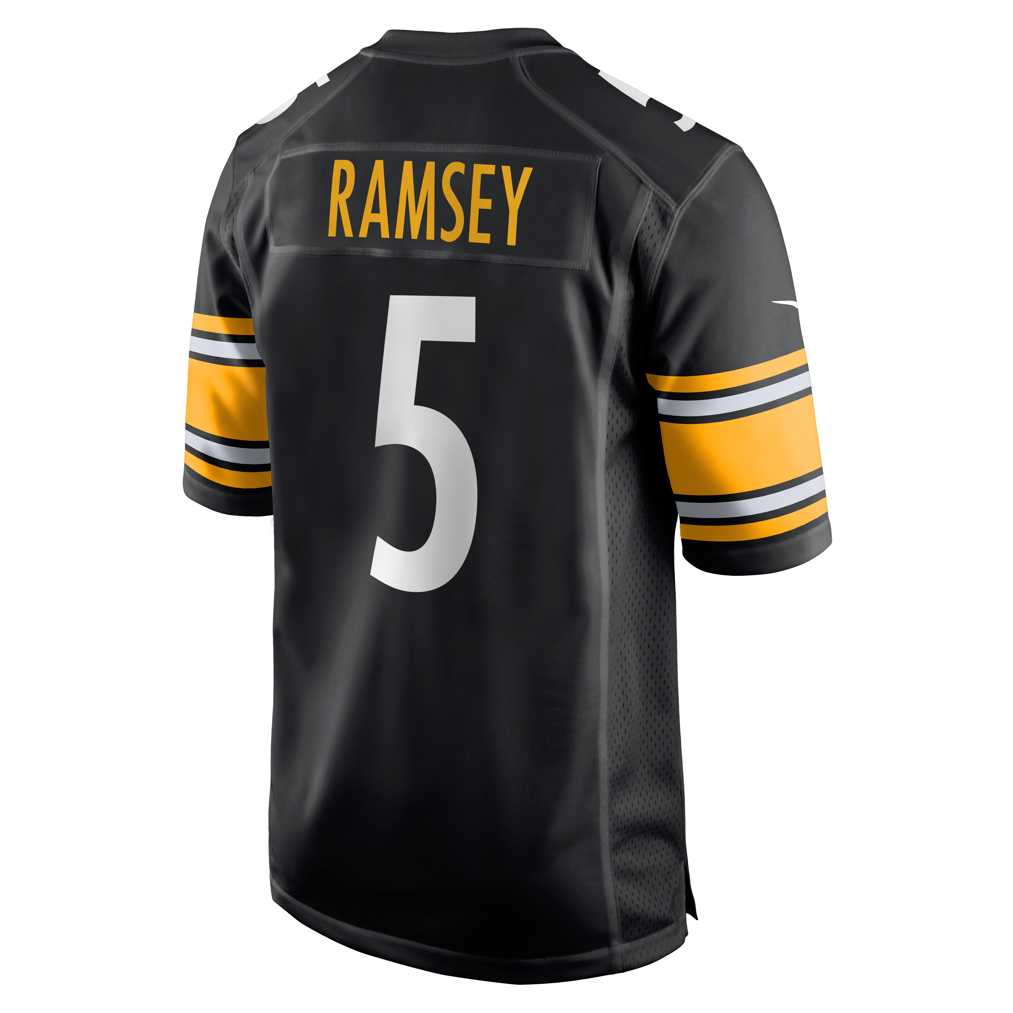 Jalen Ramsey Pittsburgh Steelers Game Jersey Black NFL Football Fan Wear