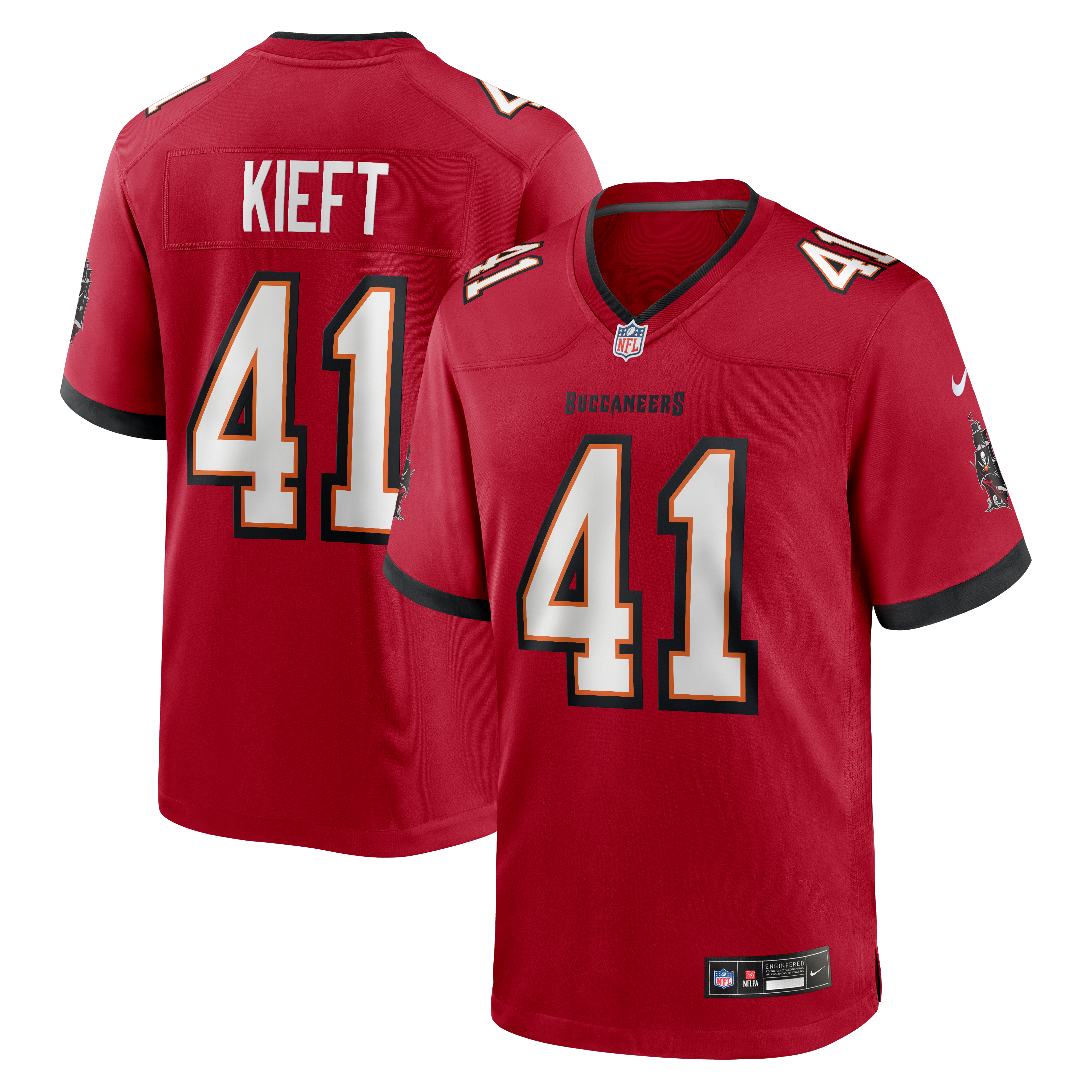 Ko Kieft Tampa Bay Buccaneers Player Jersey Red NFL Football Fan Wear