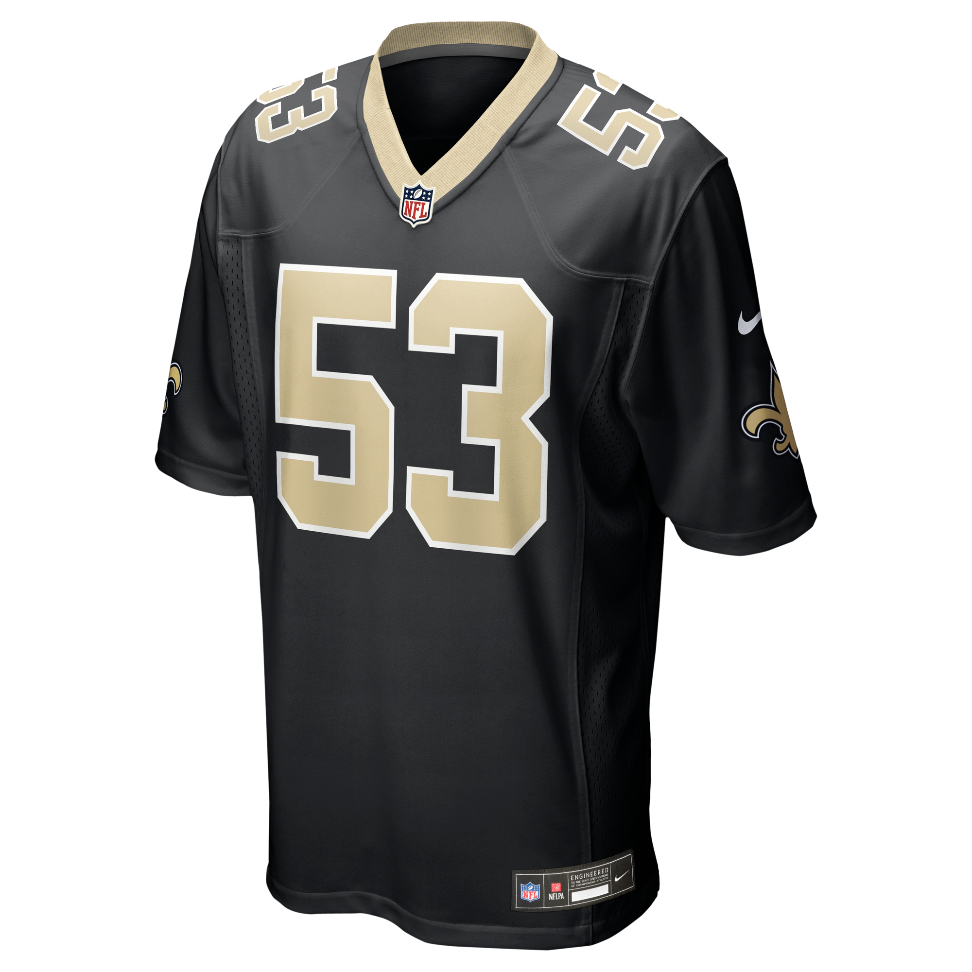 Jaylan Ford New Orleans Saints Game Jersey Black NFL Football Fan Wear