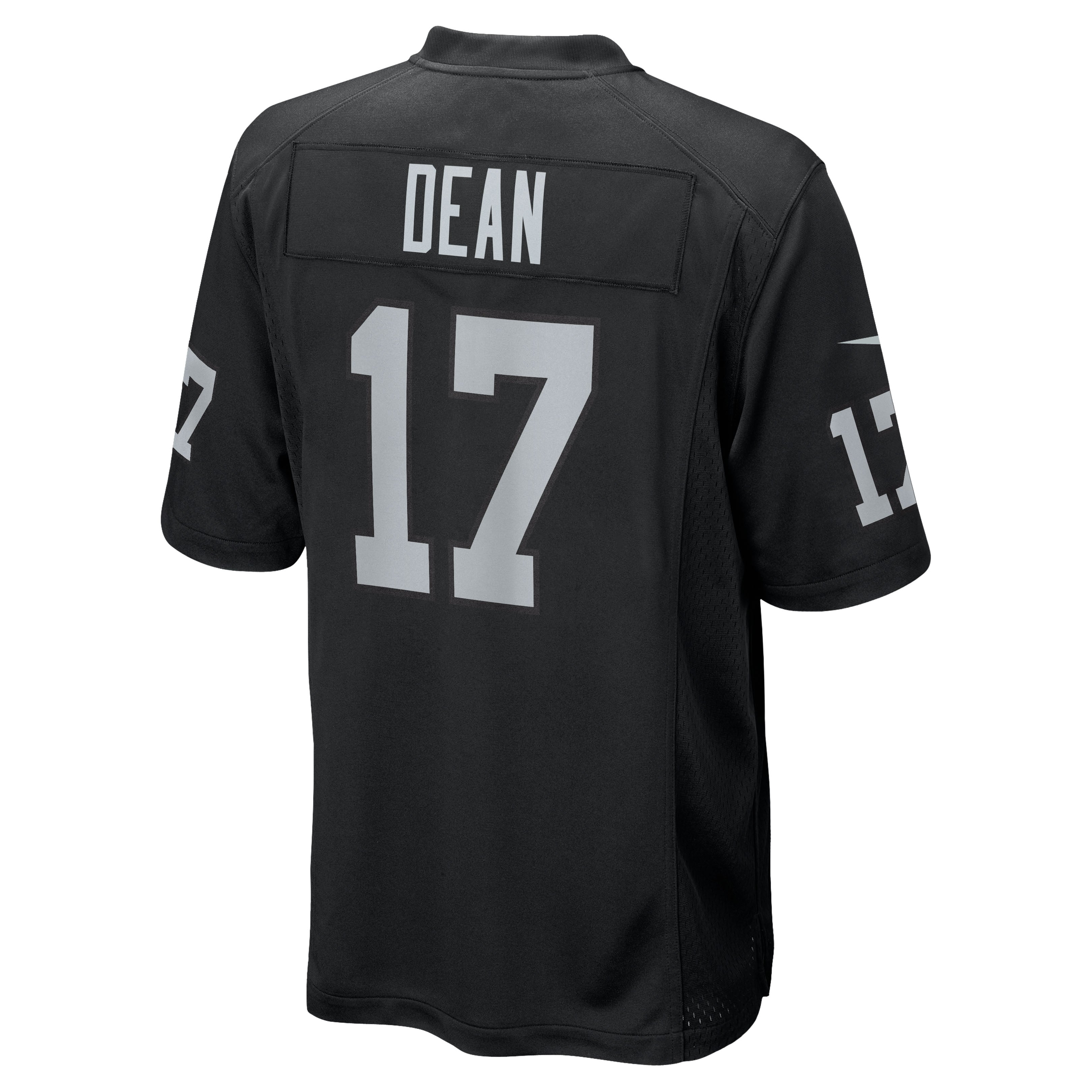 Nakobe Dean Las Vegas Raiders Game Jersey Black NFL Football Fan Wear